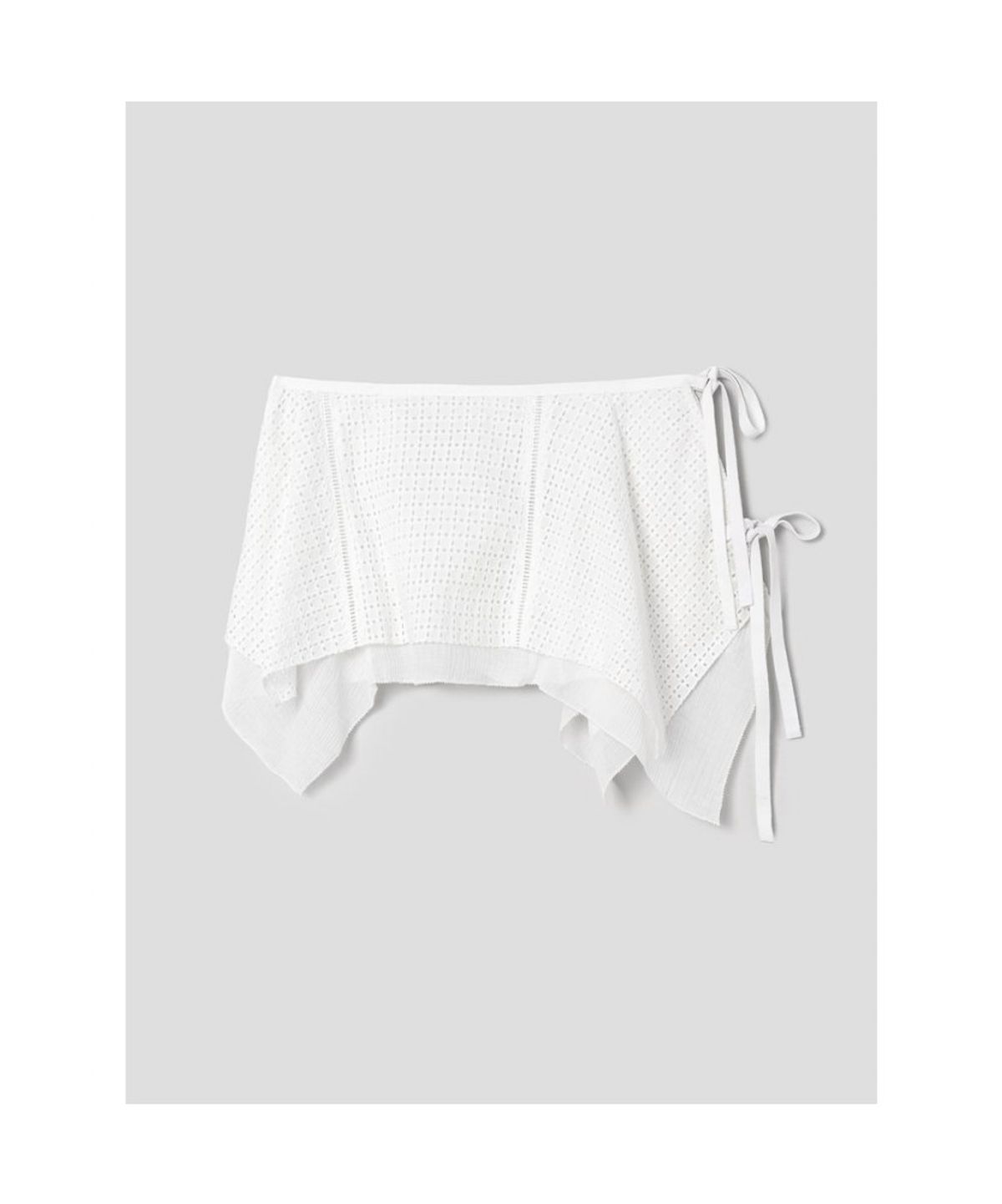 앙개(ANGGAE) Eyelet Chou Chou  White