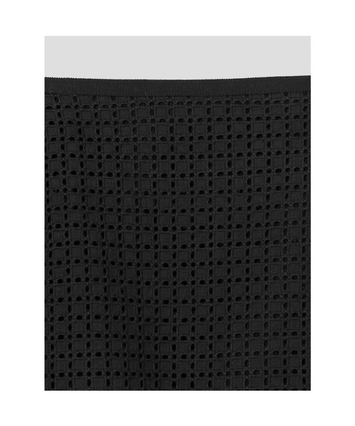 앙개(ANGGAE) Eyelet Chou Chou  Black