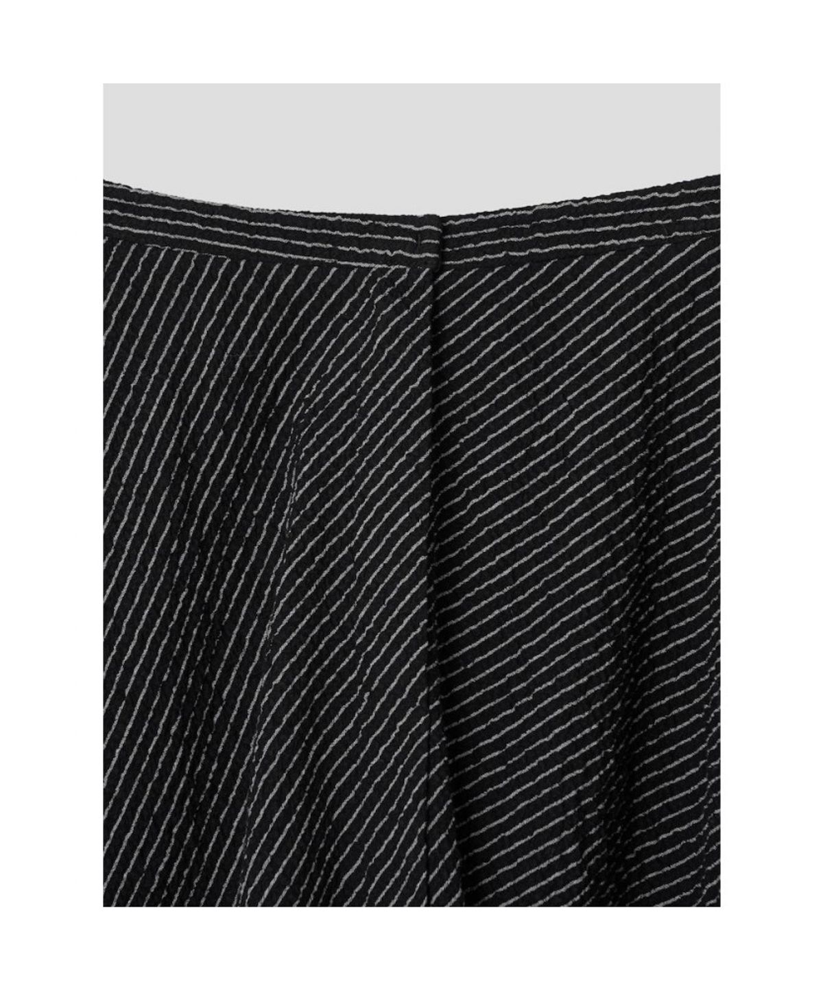 앙개(ANGGAE) Multi Panel Skirt  Black