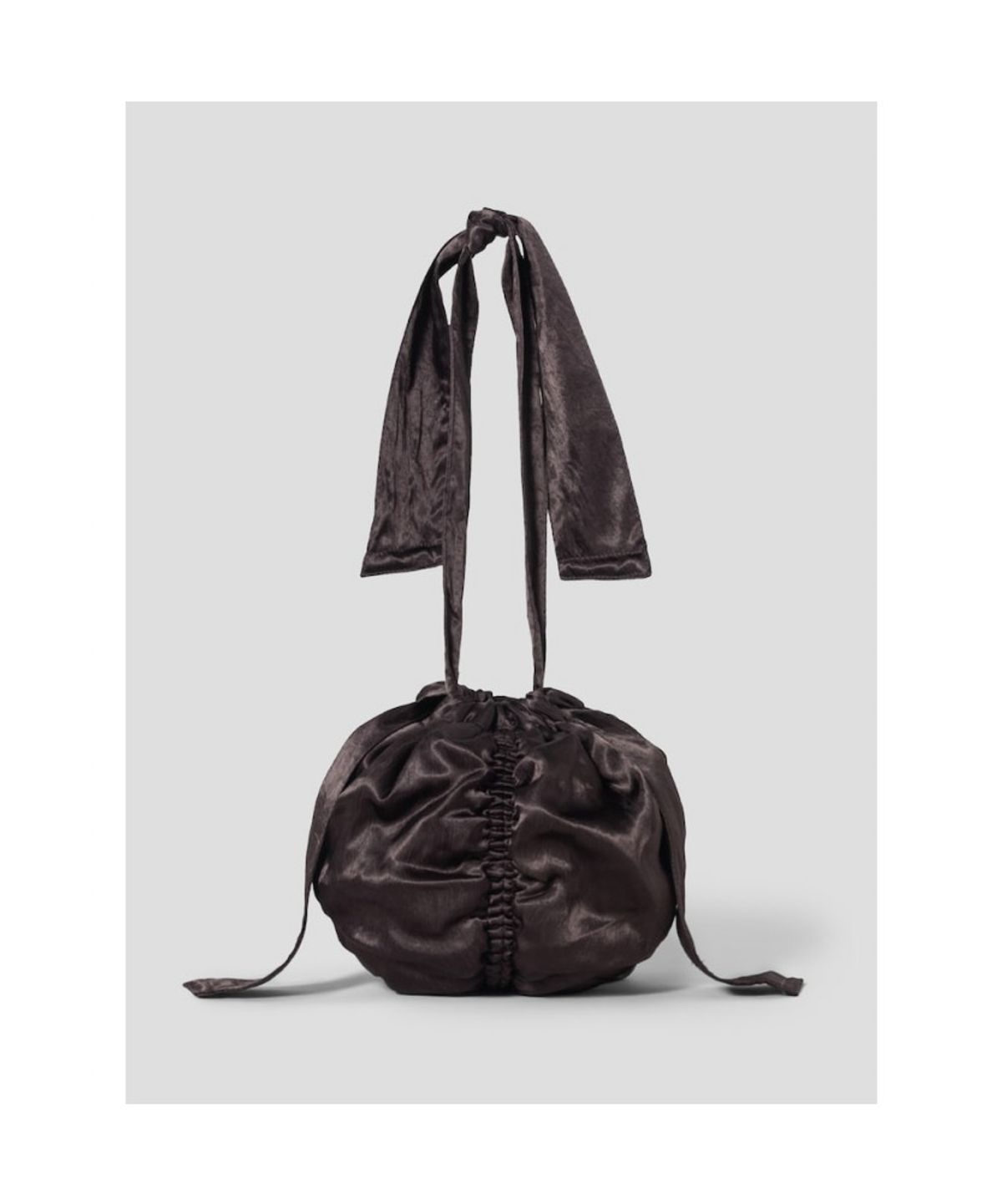 앙개(ANGGAE) Mini Ball Bag  Brown