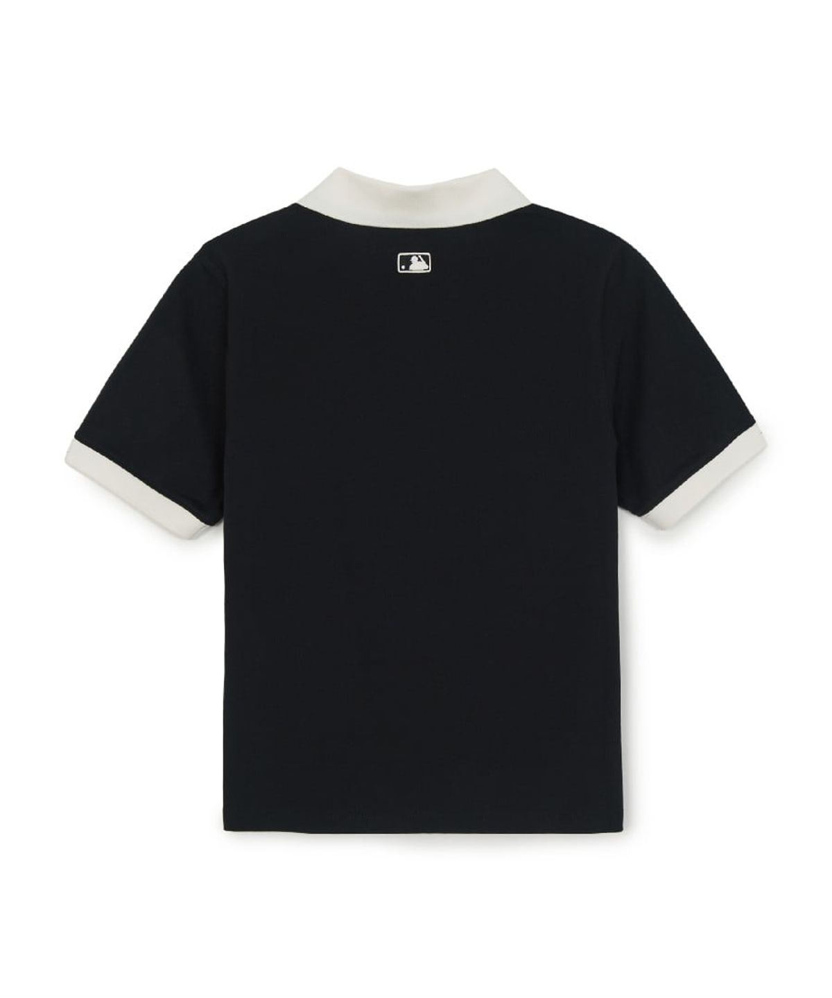 엠엘비(MLB) 여성 베이직 오픈카라 슬림핏 카라 티셔츠 NY (Black)