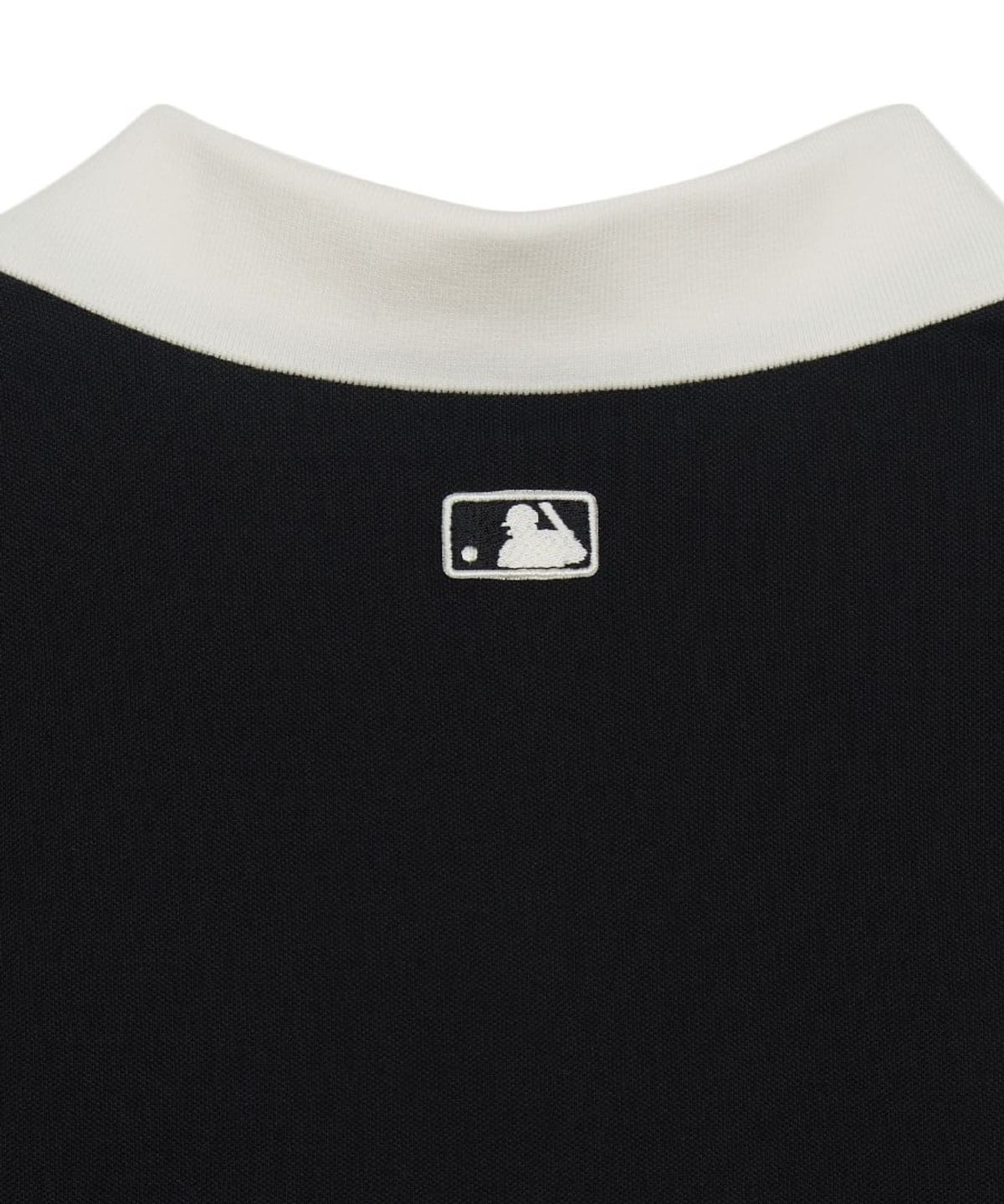 엠엘비(MLB) 여성 베이직 오픈카라 슬림핏 카라 티셔츠 NY (Black)