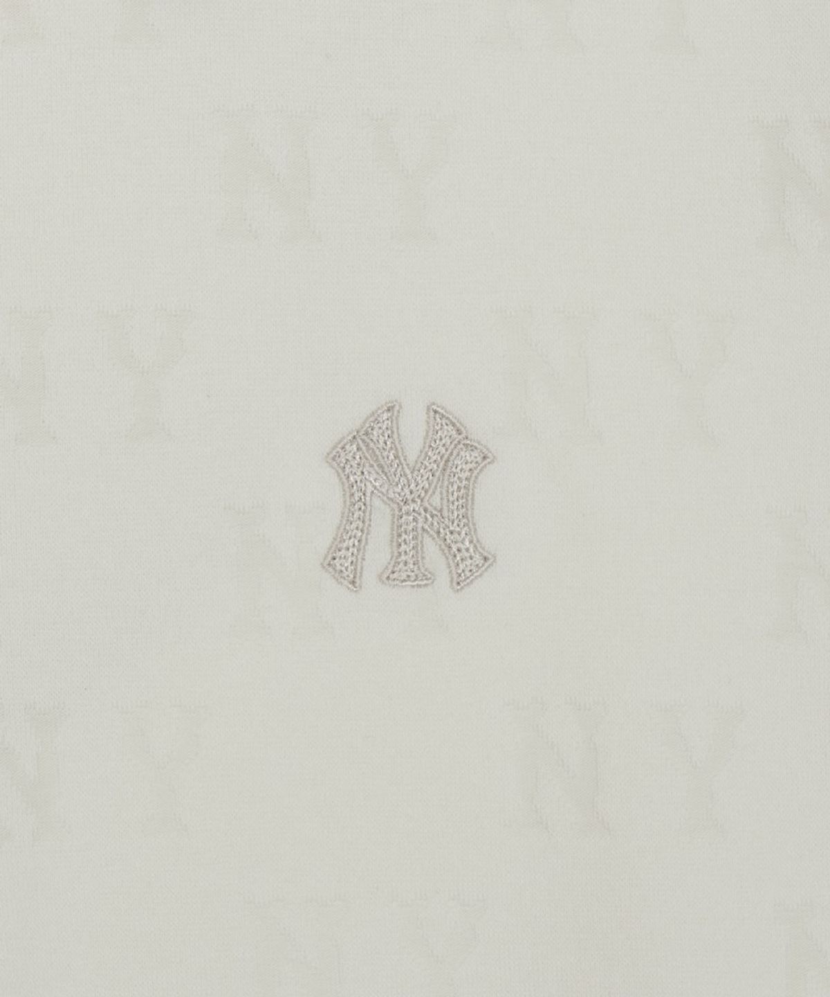 엠엘비(MLB) 여성 클래식 모노그램 톤톤 자카드 카라 원피스 NY (Ivory)