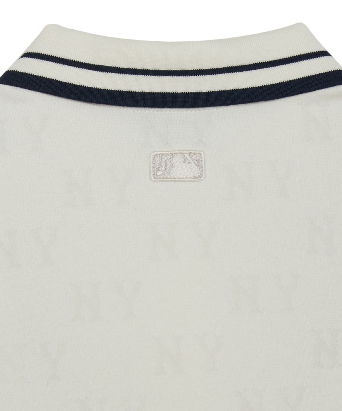 엠엘비(MLB) 여성 클래식 모노그램 톤톤 자카드 카라 원피스 NY (Ivory)