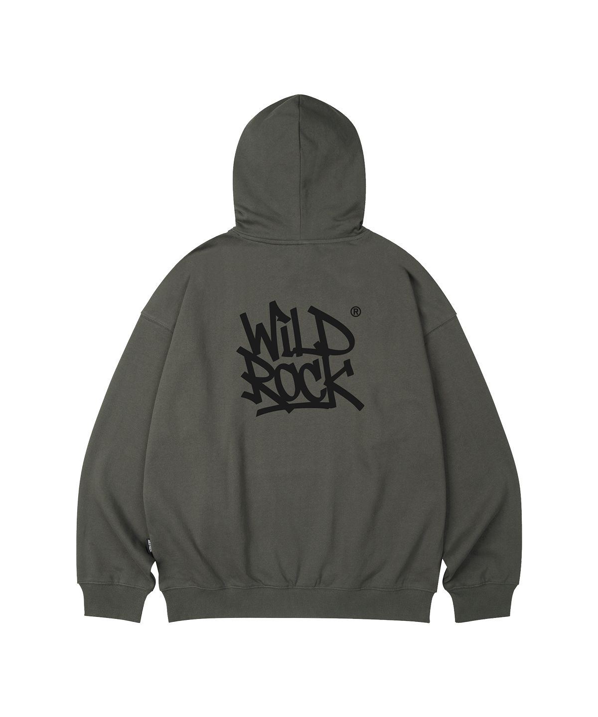 와일드락(WILDROCK) 태그 로고 오버핏 후드_7 COL