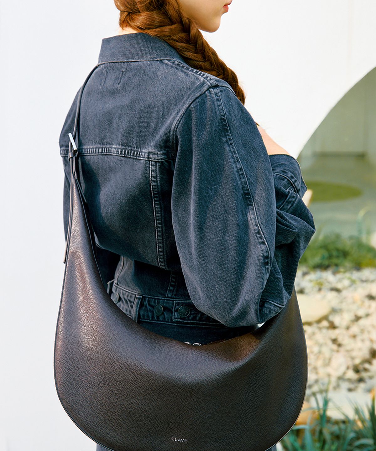 끌라베(CLAVE) 슬론 다크브라운 숄더백 (SLOANE Dark Brown Shoulder Bag)