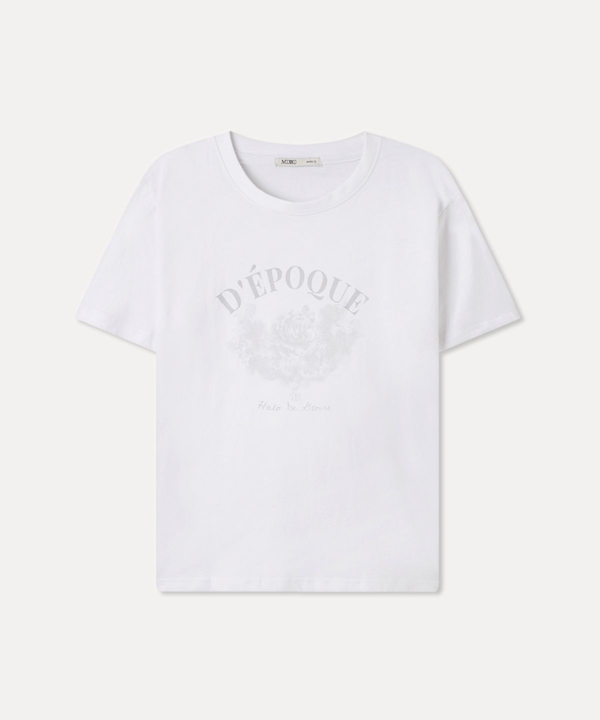 미쏘(MIXXO) 오버핏 그래픽 반팔 티셔츠_MIWHWG401A