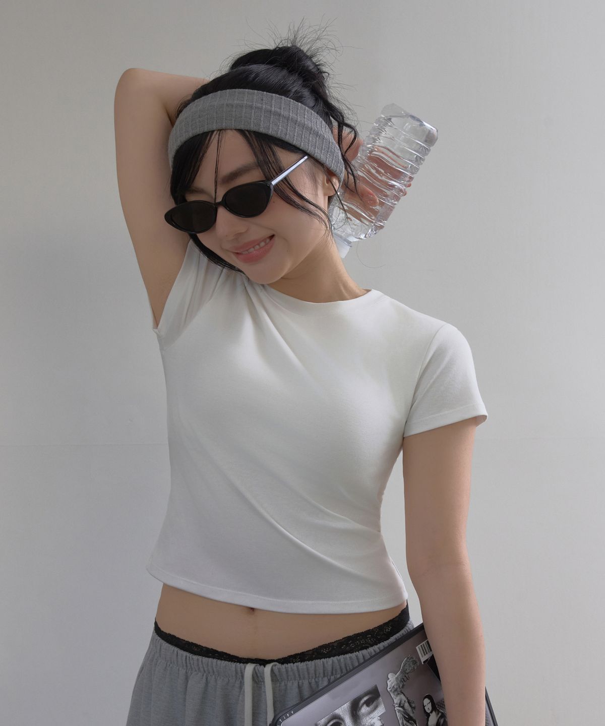 릿지서울(RITZYSEOUL) [캡내장] 데일리 슬림핏 반팔티
