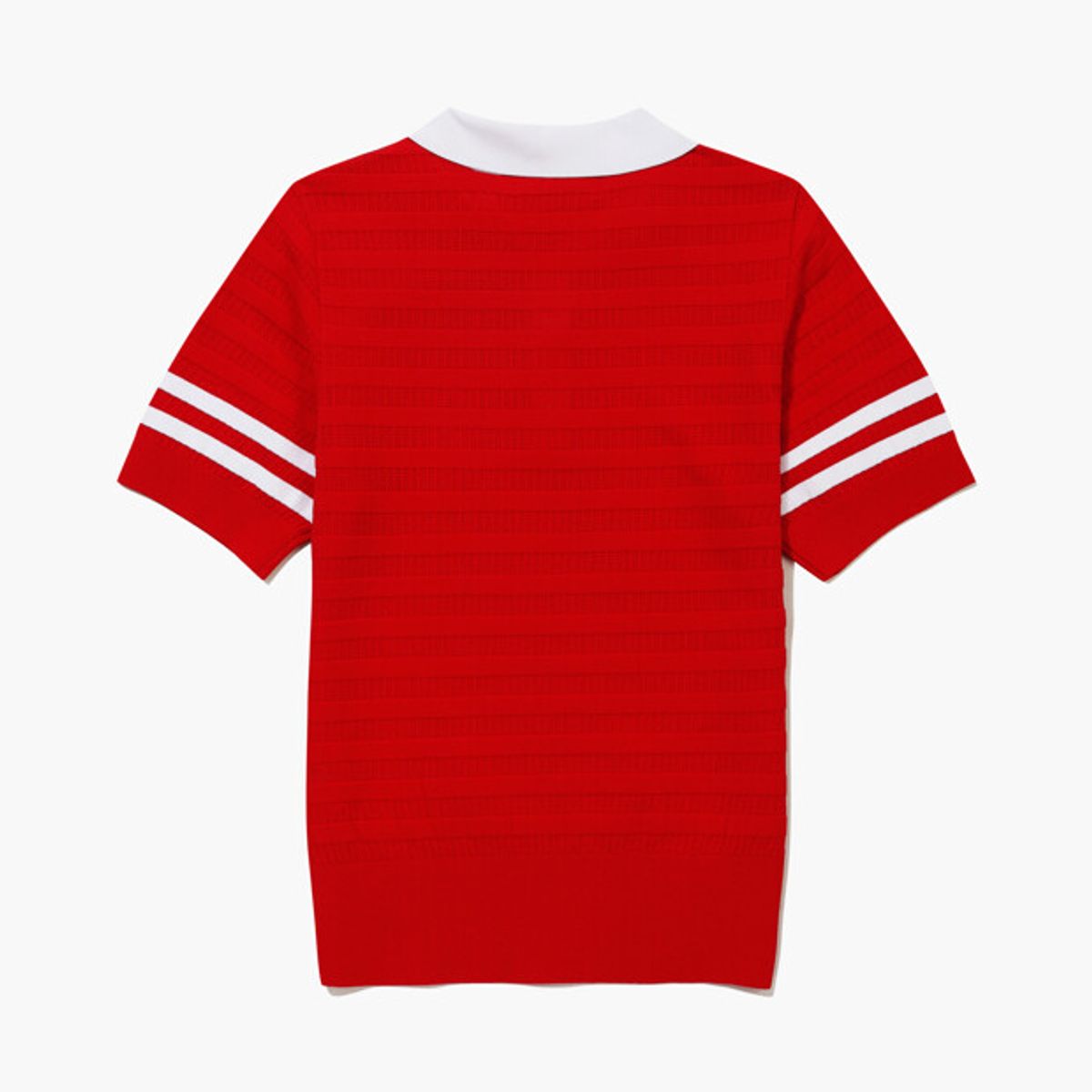 르꼬끄 골프(LECOQ GOLF) 여성 드라이 카라 반팔 스웨터 _RED0 GR222LKP51