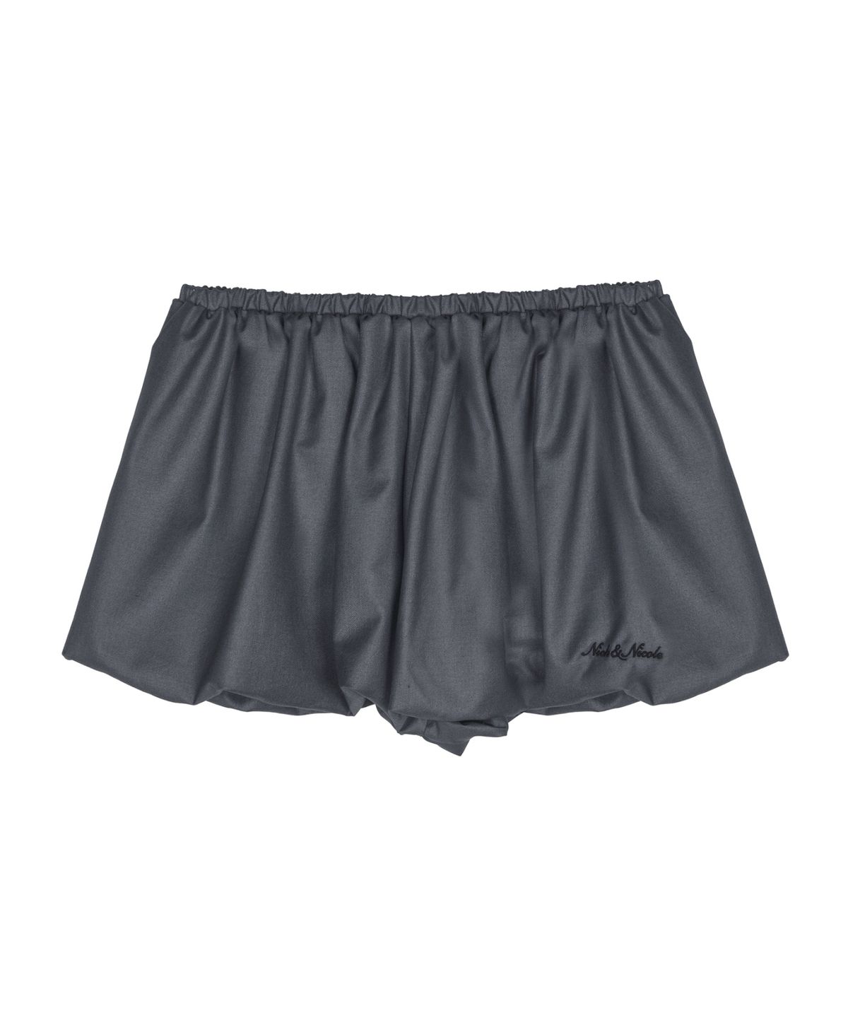 닉앤니콜(NICK&NICOLE) VOLUME BALLOON SHORTS_CHARCOAL