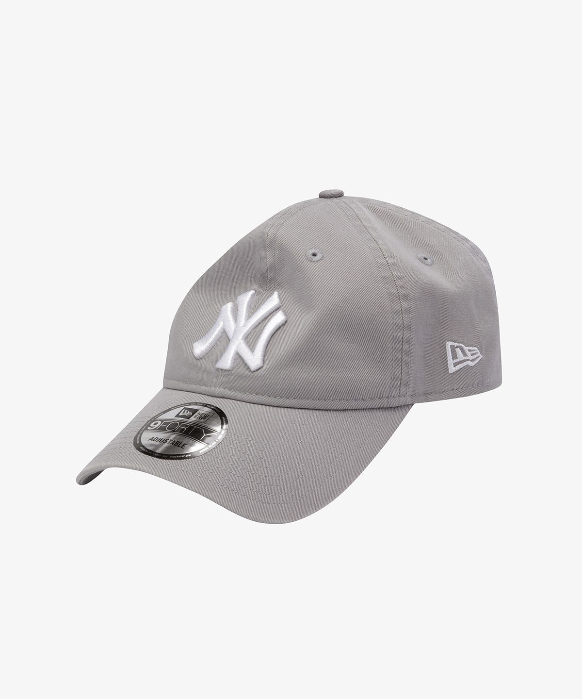 뉴에라(NEW ERA) MLB 뉴욕 양키스 베이직 언스트럭쳐 볼캡 그레이 15131669
