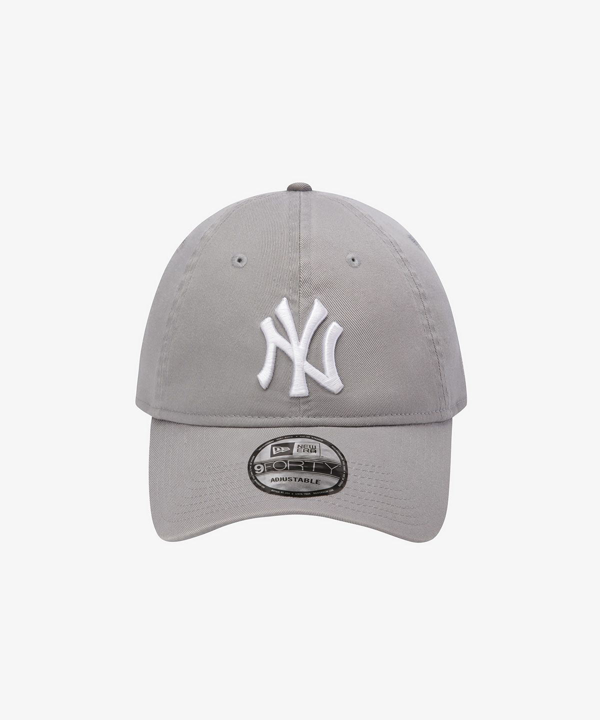뉴에라(NEW ERA) MLB 뉴욕 양키스 베이직 언스트럭쳐 볼캡 그레이 15131669