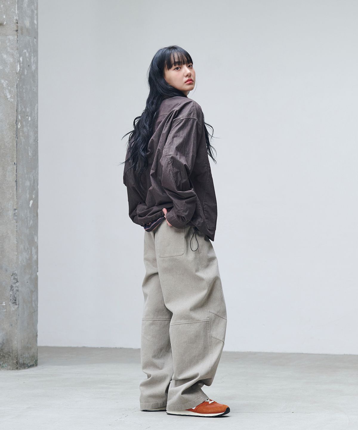 논타입(NONTYPE) MODIFIED LADDER UNIFORM JACKET (CHARCOAL)