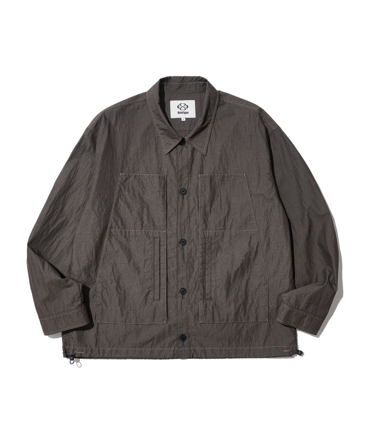 논타입(NONTYPE) MODIFIED LADDER UNIFORM JACKET (CHARCOAL)