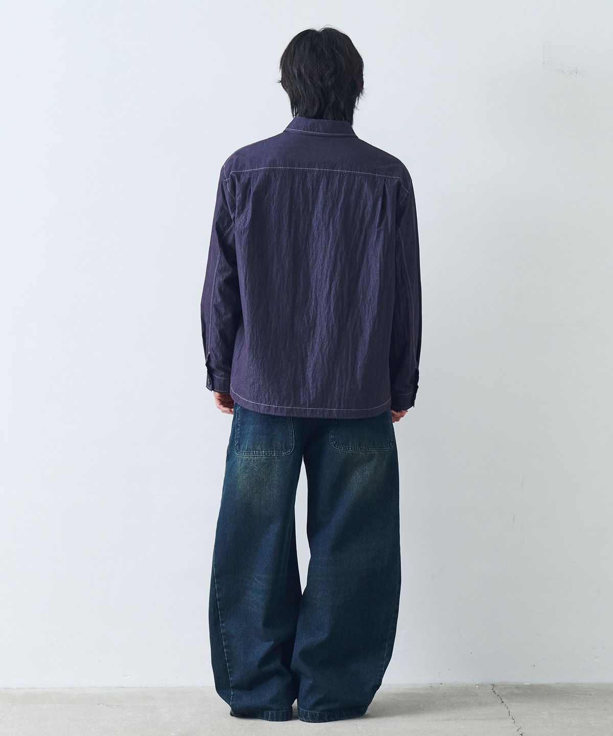 논타입(NONTYPE) MODIFIED LADDER UNIFORM JACKET (NAVY)