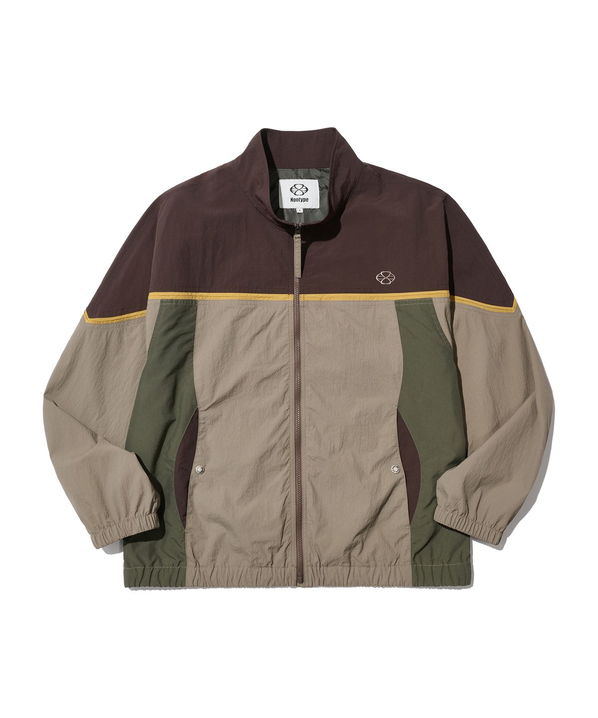 논타입(NONTYPE) CONTRAST TECH SHORT JUMPER (BEIGE)