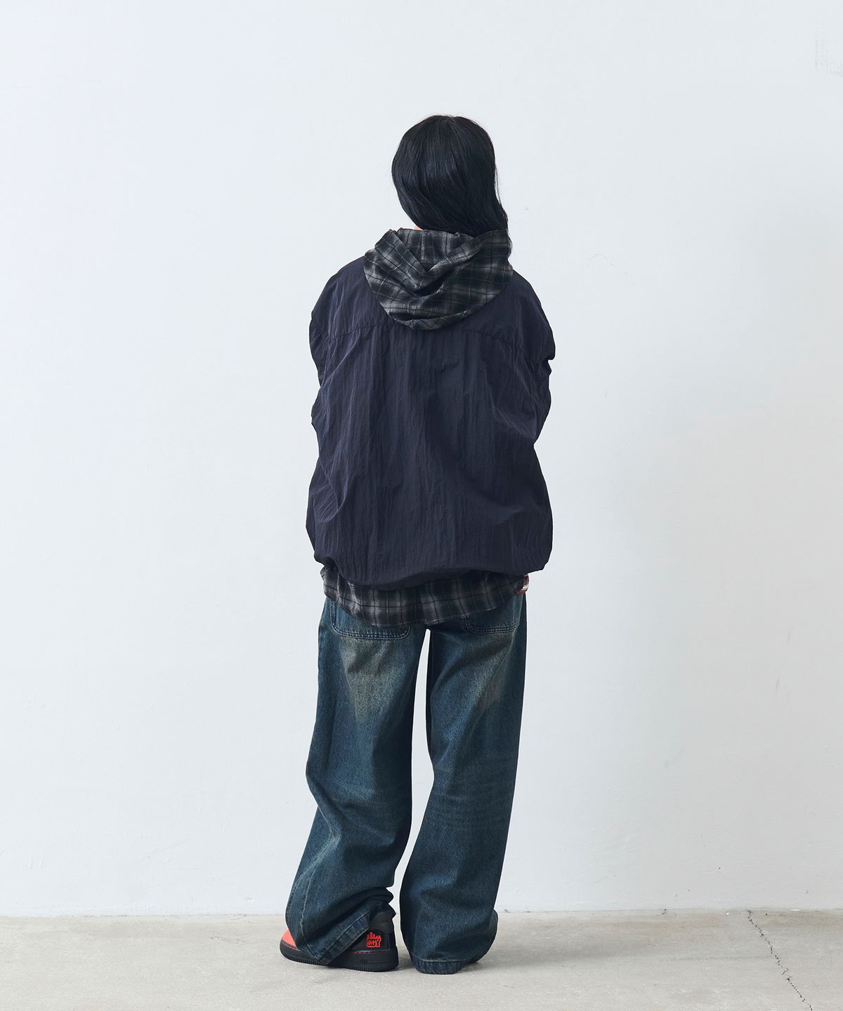 논타입(NONTYPE) MODIFIED NEW HERRINGTON JUMPER (BLACK)