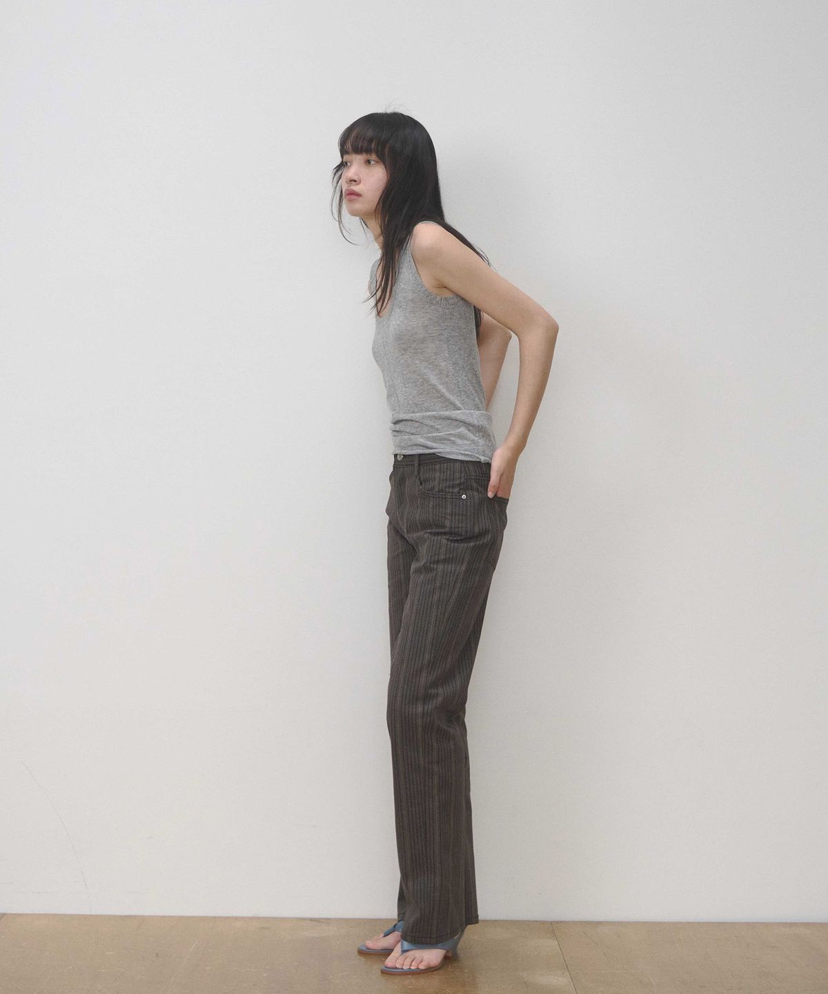 세븐틴엔드(17END) F 001 STRIPE DENIM JEANS
