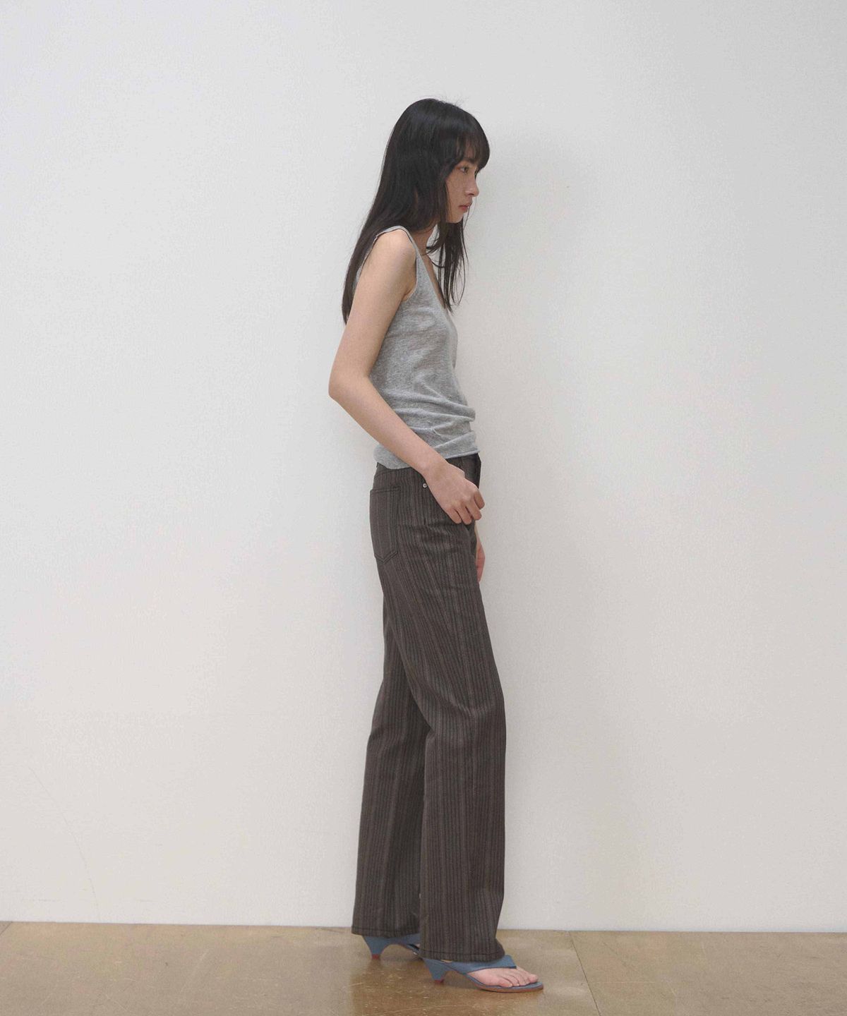 세븐틴엔드(17END) F 001 STRIPE DENIM JEANS