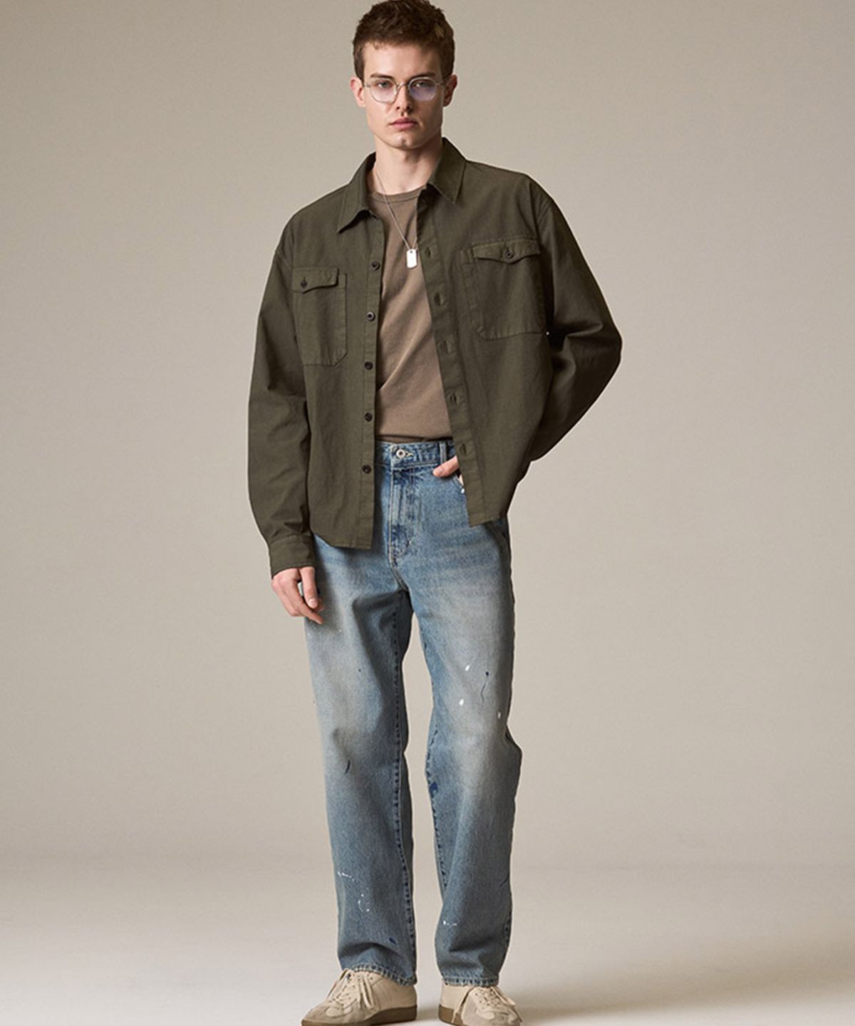 라이즈앤빌로우(RISE&BELOW) D265 에브리데이 데님 팬츠 VINTAGE WASH