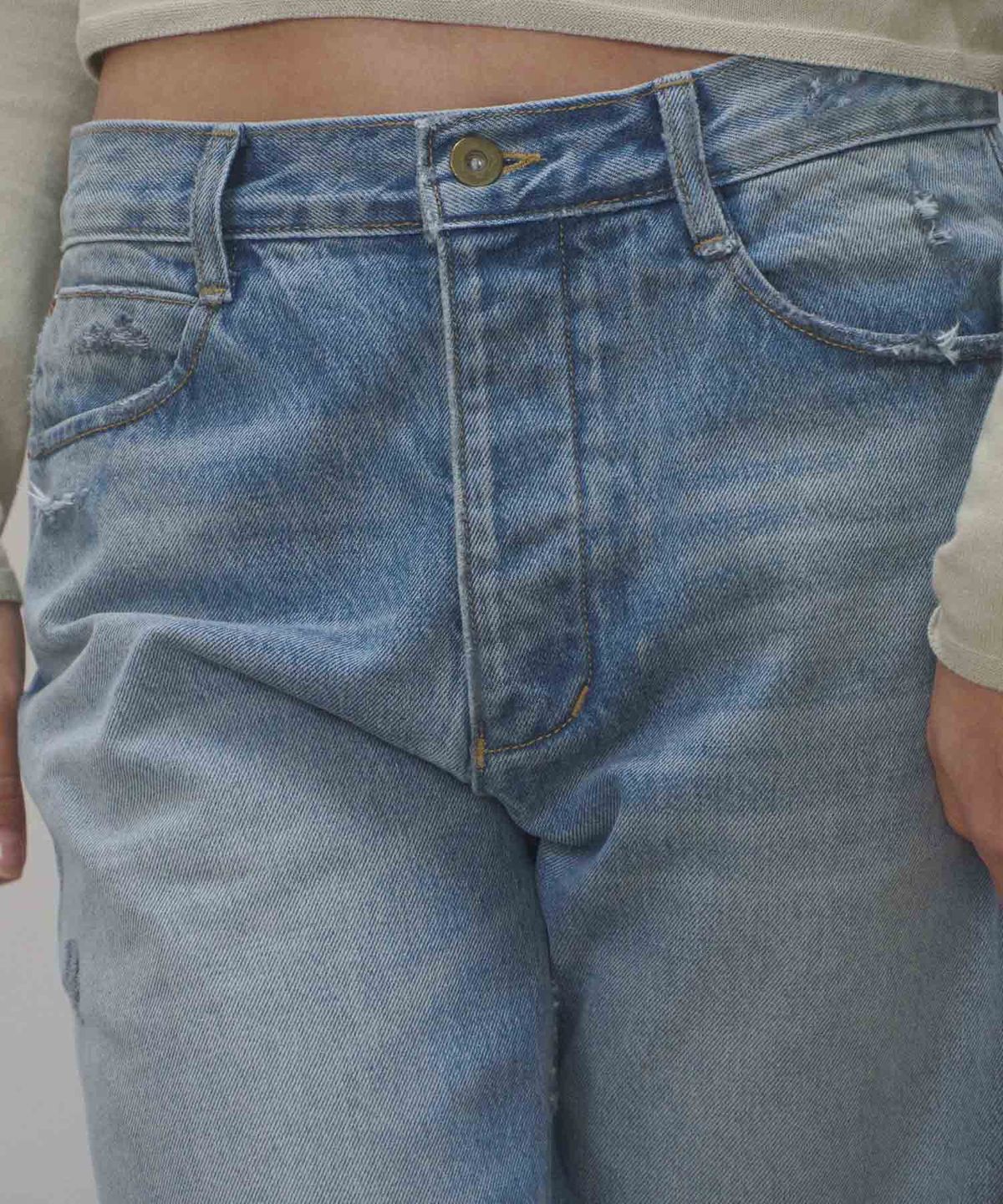 세븐틴엔드(17END) F 003 GRAYISH BLUE DENIM