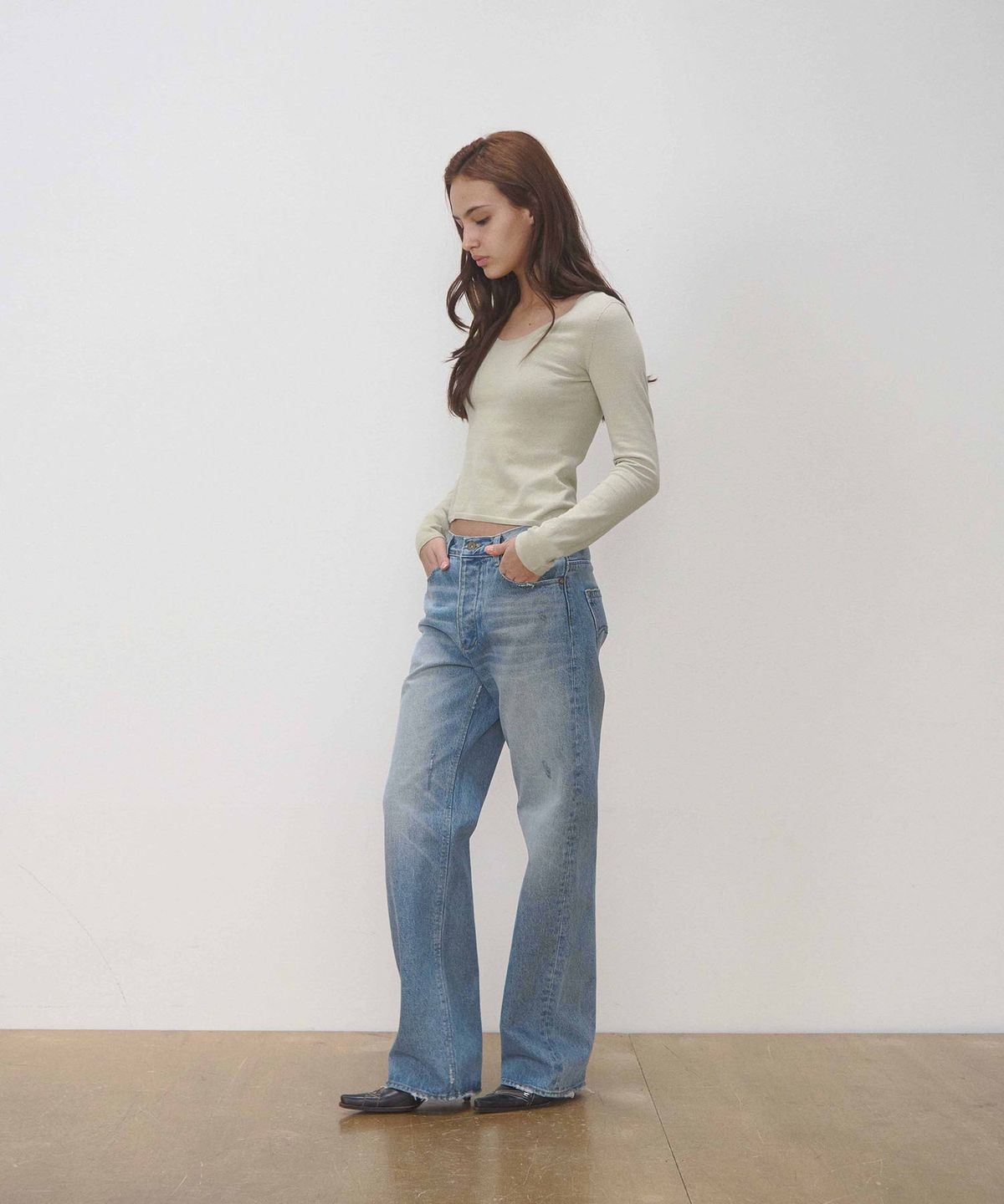 세븐틴엔드(17END) F 003 GRAYISH BLUE DENIM