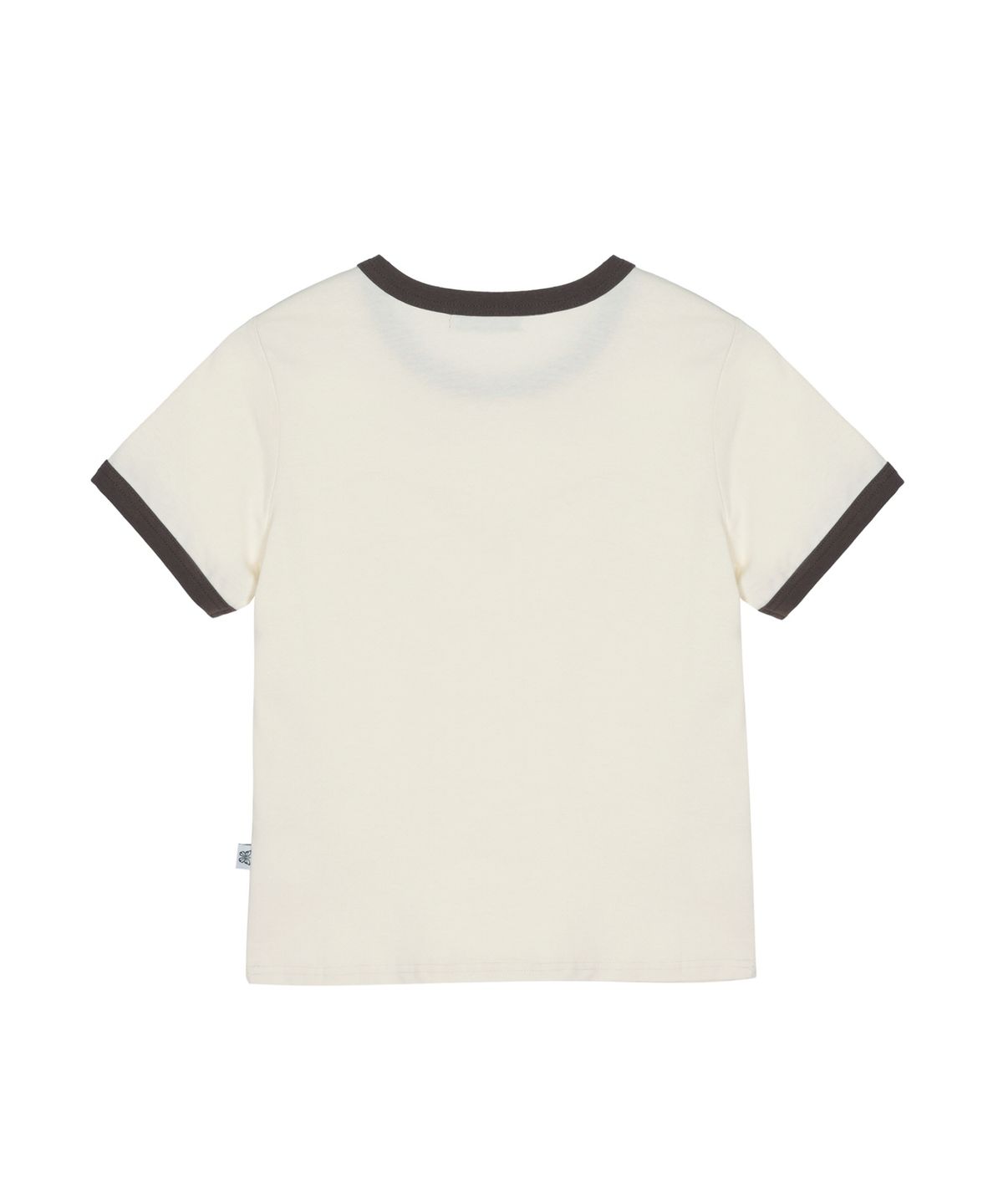 닉앤니콜(NICK&NICOLE) BUTTERFLY GRAPHIC RINGER TOP_CREAM