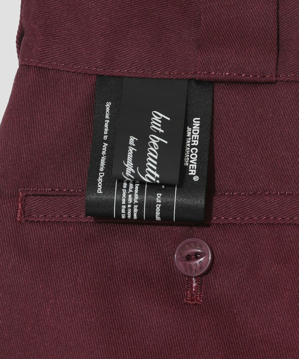 디키즈(DICKIES) 디키즈 X UNDERCOVER 워크 쇼츠 Maroon
