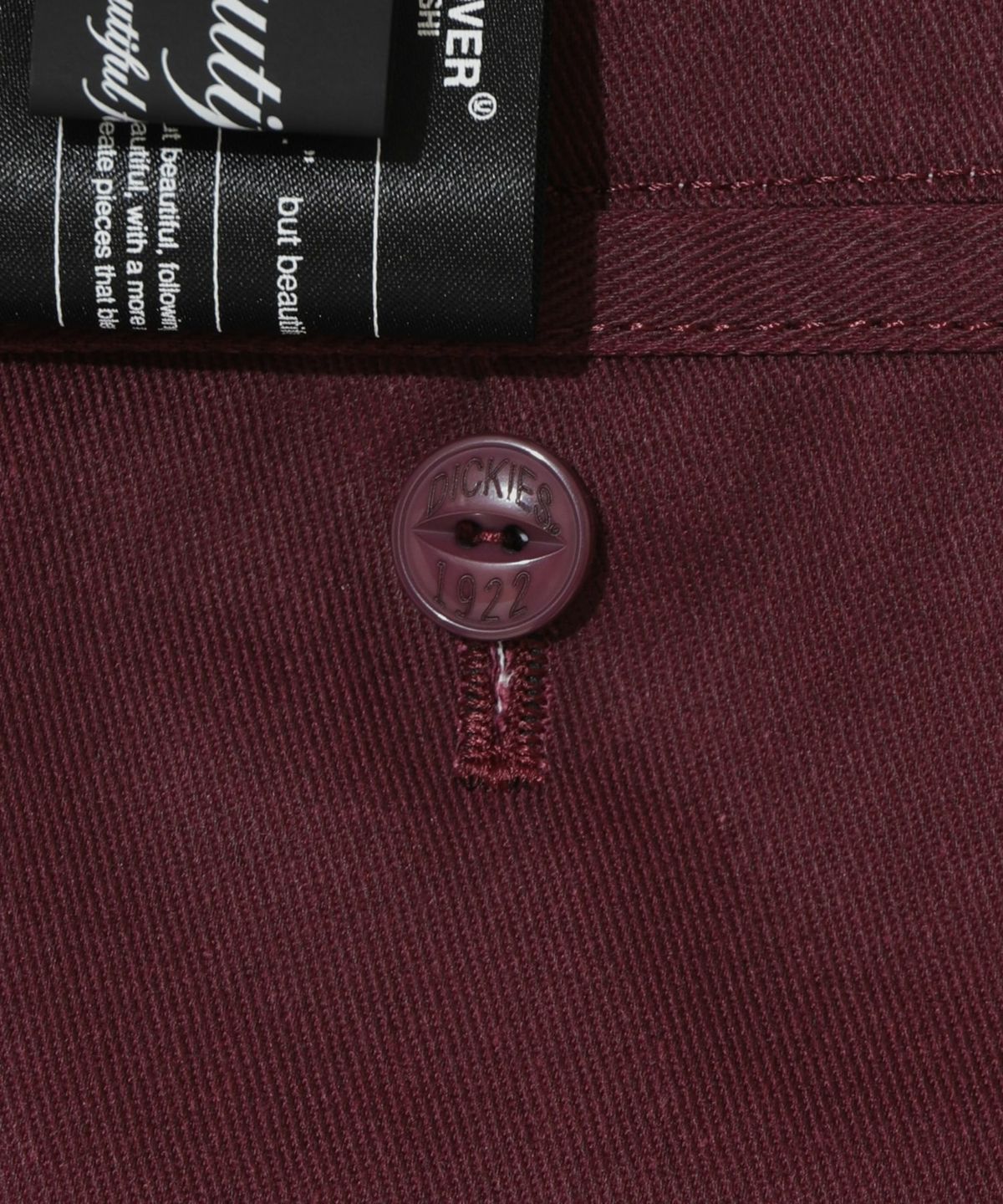 디키즈(DICKIES) 디키즈 X UNDERCOVER 워크 쇼츠 Maroon