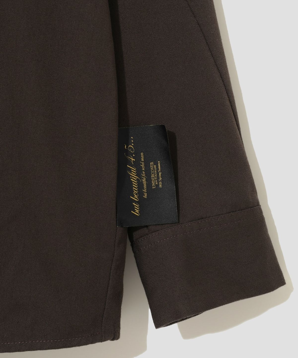 디키즈(DICKIES) 디키즈 X UNDERCOVER 롱 슬리브 워크셔츠 Dark Brown