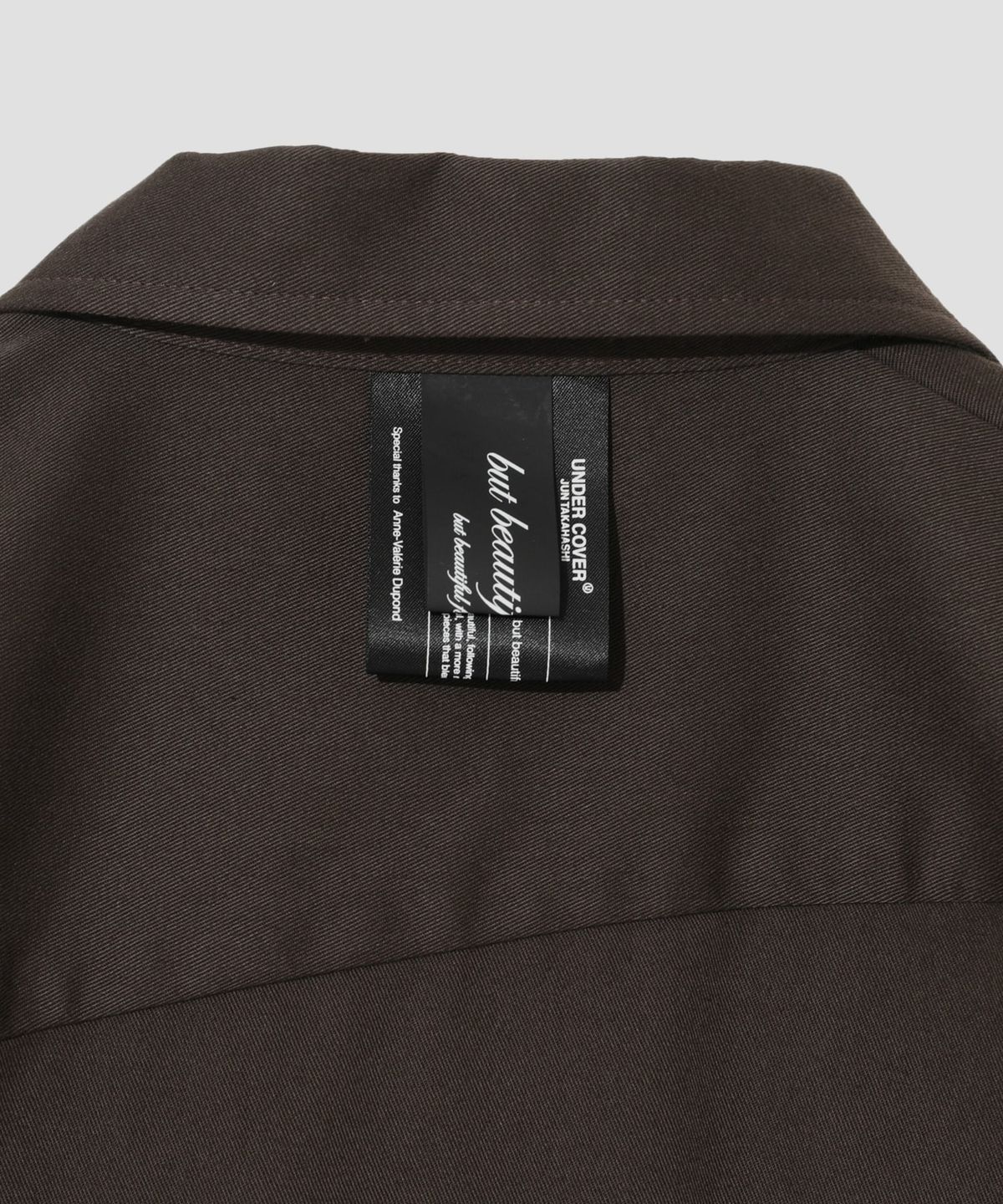 디키즈(DICKIES) 디키즈 X UNDERCOVER 롱 슬리브 워크셔츠 Dark Brown