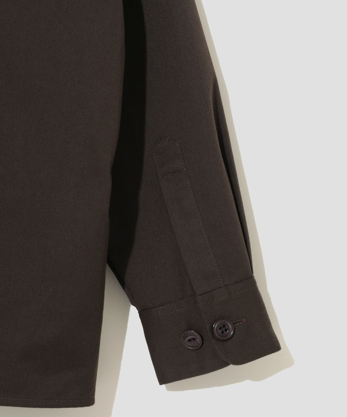 디키즈(DICKIES) 디키즈 X UNDERCOVER 롱 슬리브 워크셔츠 Dark Brown