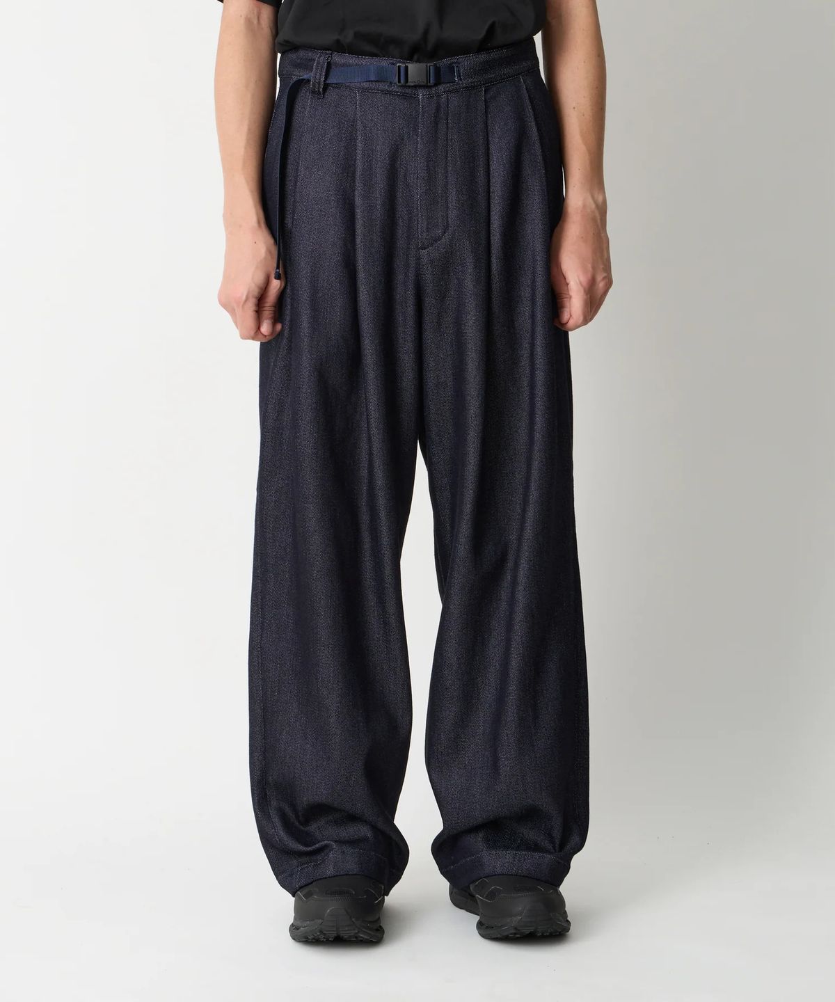 디키즈(DICKIES) 디키즈 x WM 투 턱 데님 팬츠 Blue