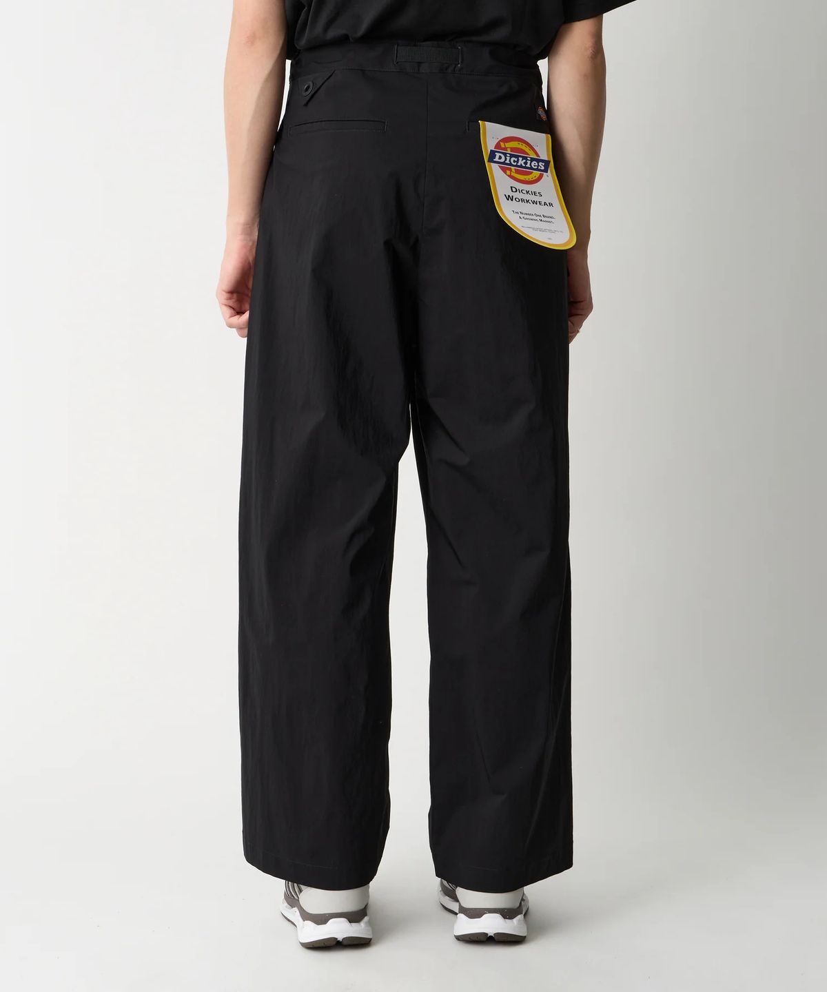 디키즈(DICKIES) 디키즈 x WM 투 턱 팬츠 Black