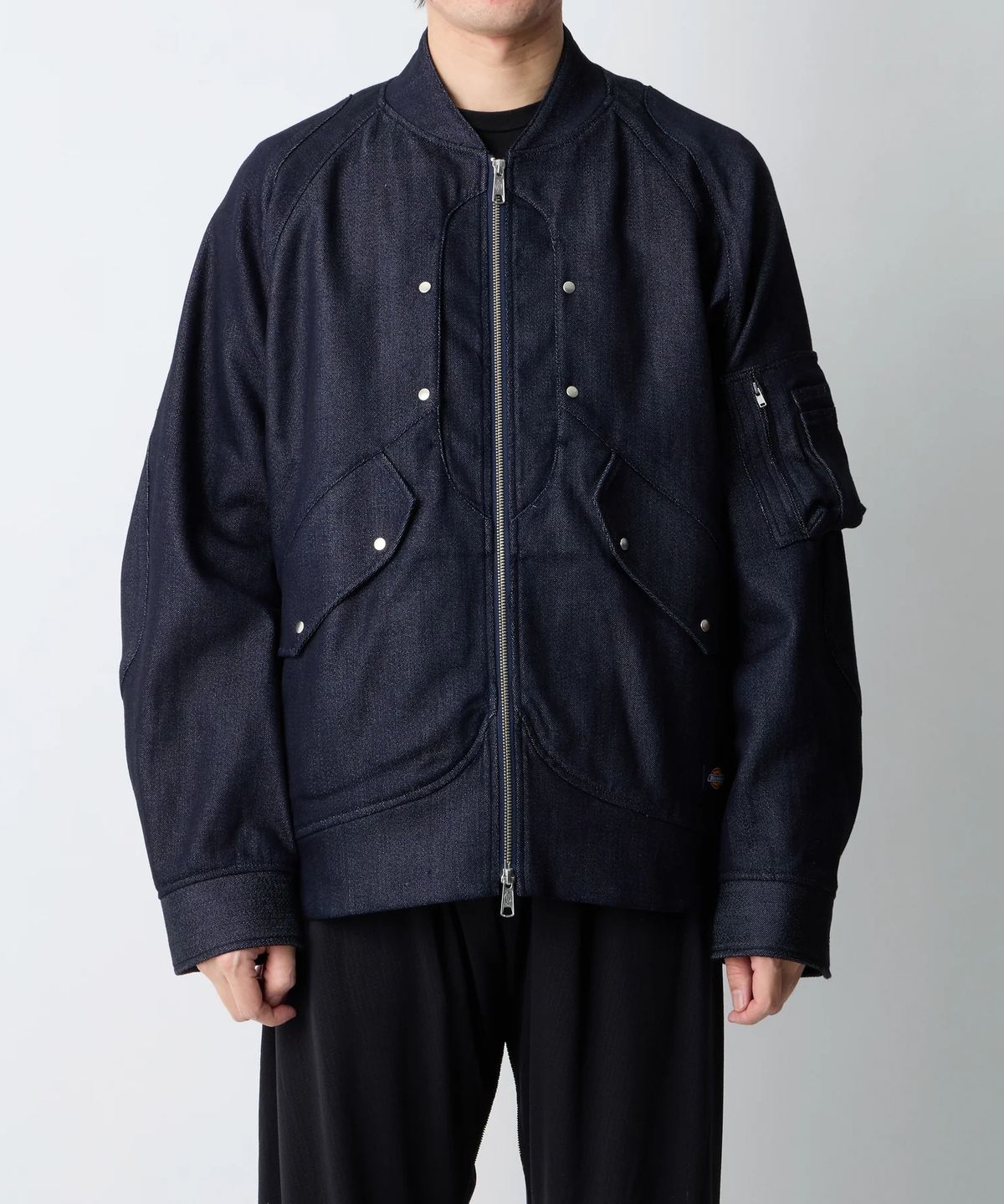 디키즈(DICKIES) 디키즈 x WM 데님 블루종 Blue