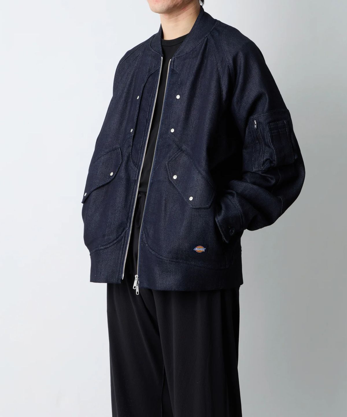 디키즈(DICKIES) 디키즈 x WM 데님 블루종 Blue