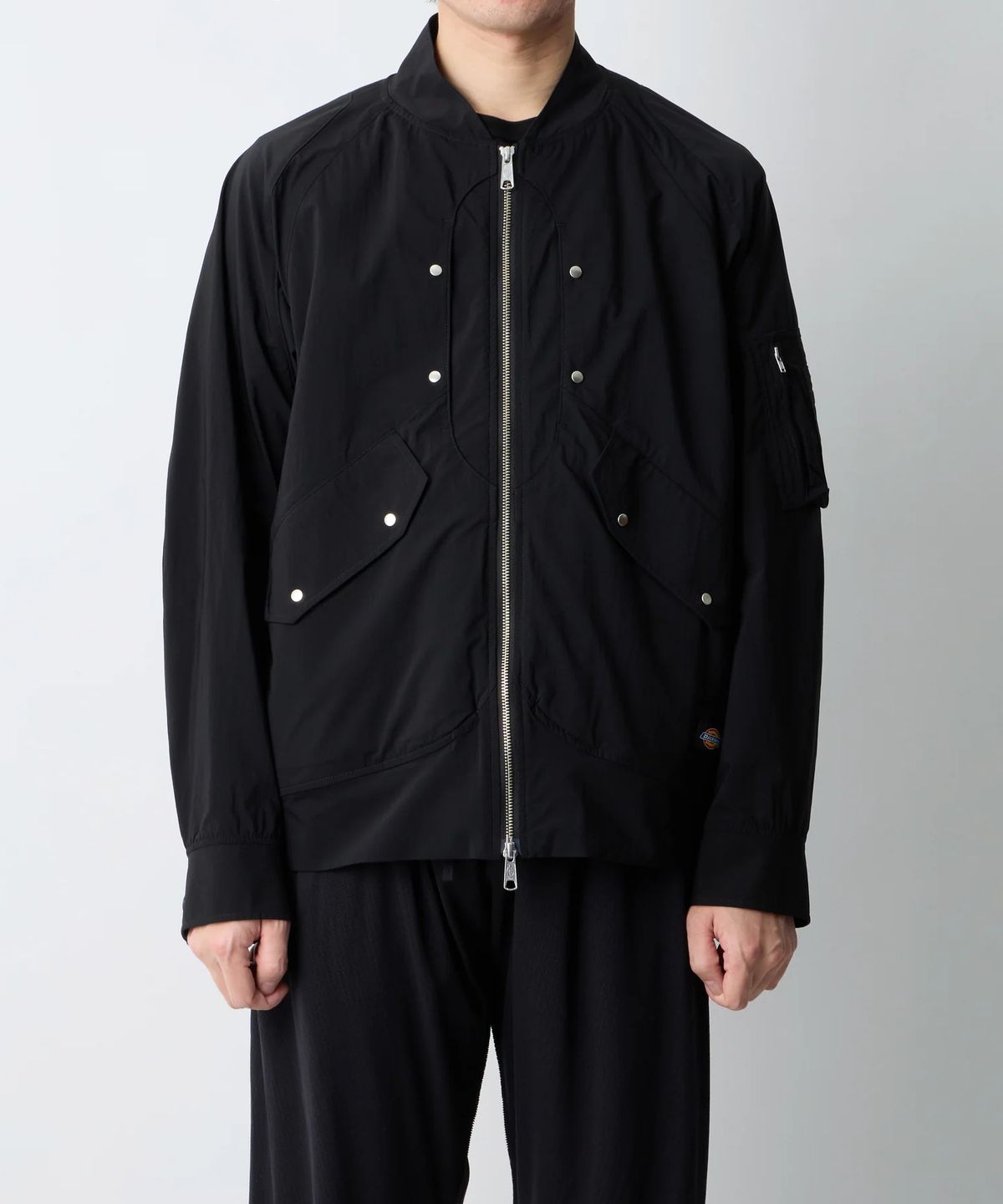 디키즈(DICKIES) 디키즈 x WM 나일론 블루종 Black