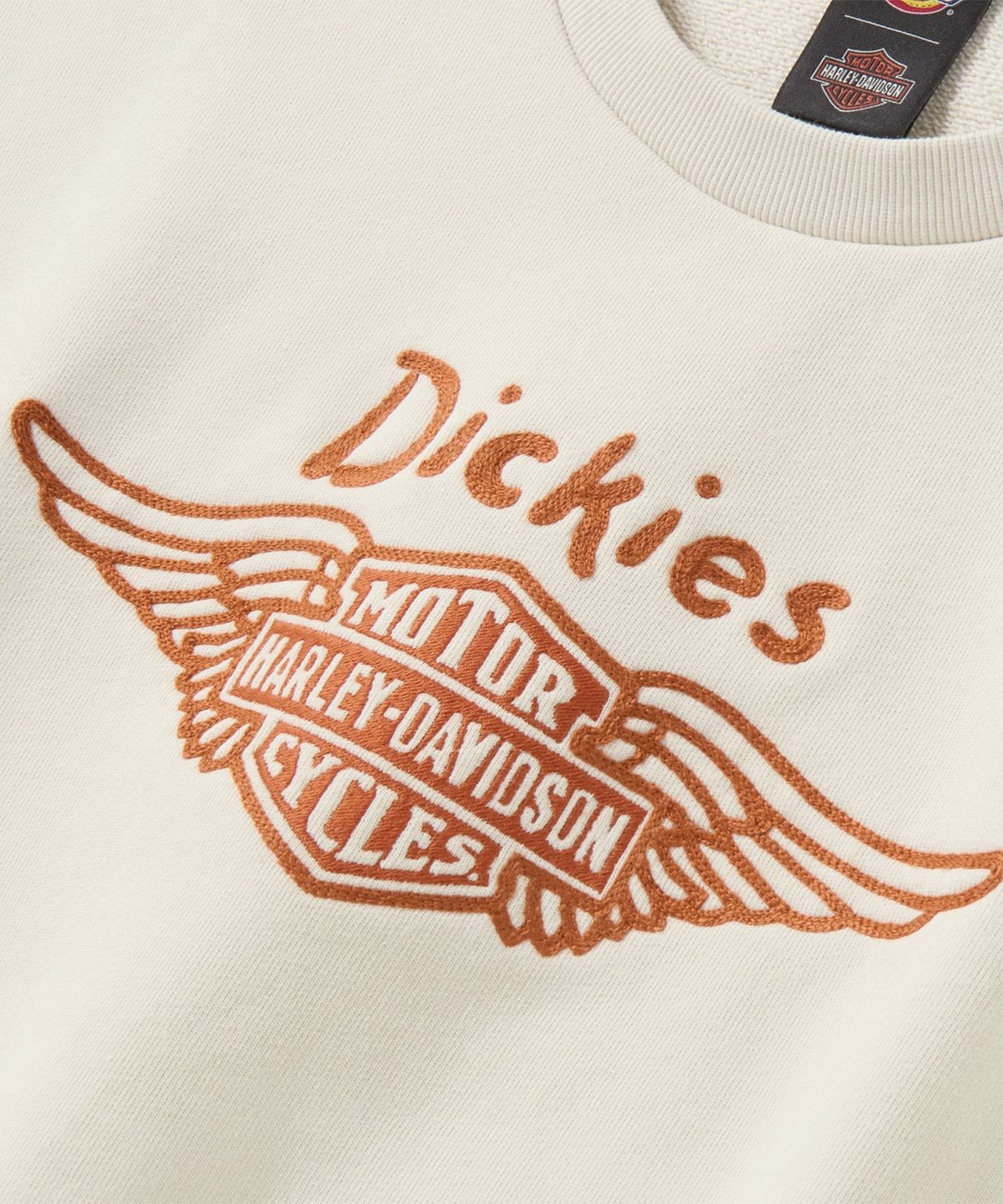 디키즈(DICKIES) 디키즈 X Harley Davidson 스웨트셔츠 Bone