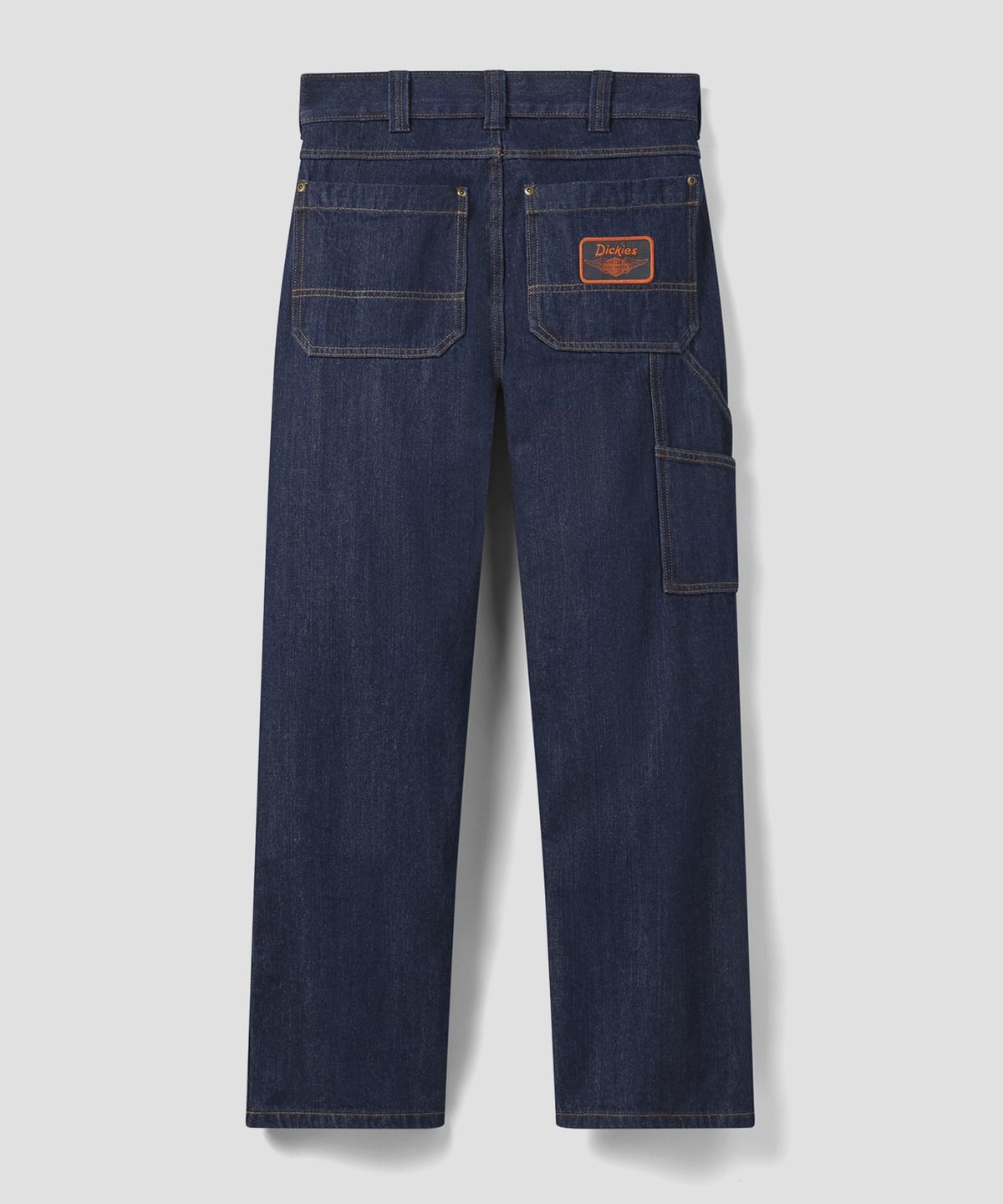 디키즈(DICKIES) 디키즈 X Harley Davidson 데님 팬츠 Rinsed Blue