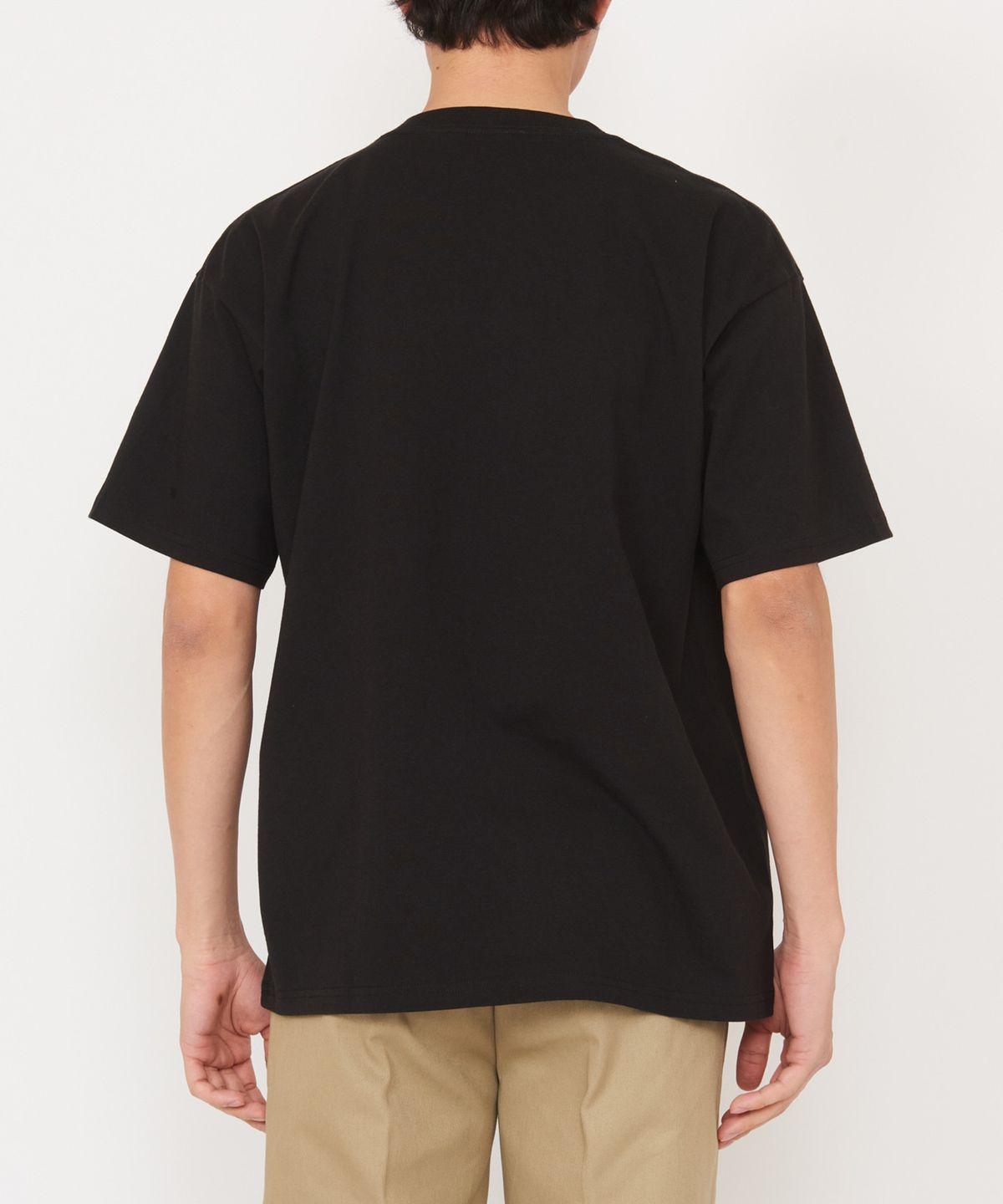 디키즈(DICKIES) 디키즈 X Hirotton 바이크 티셔츠 Black