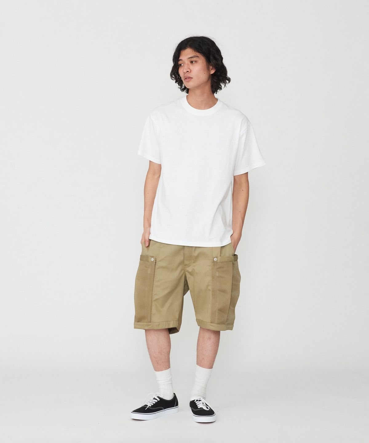디키즈(DICKIES) G.W.C 가드닝 메쉬 카고 쇼츠 Khaki