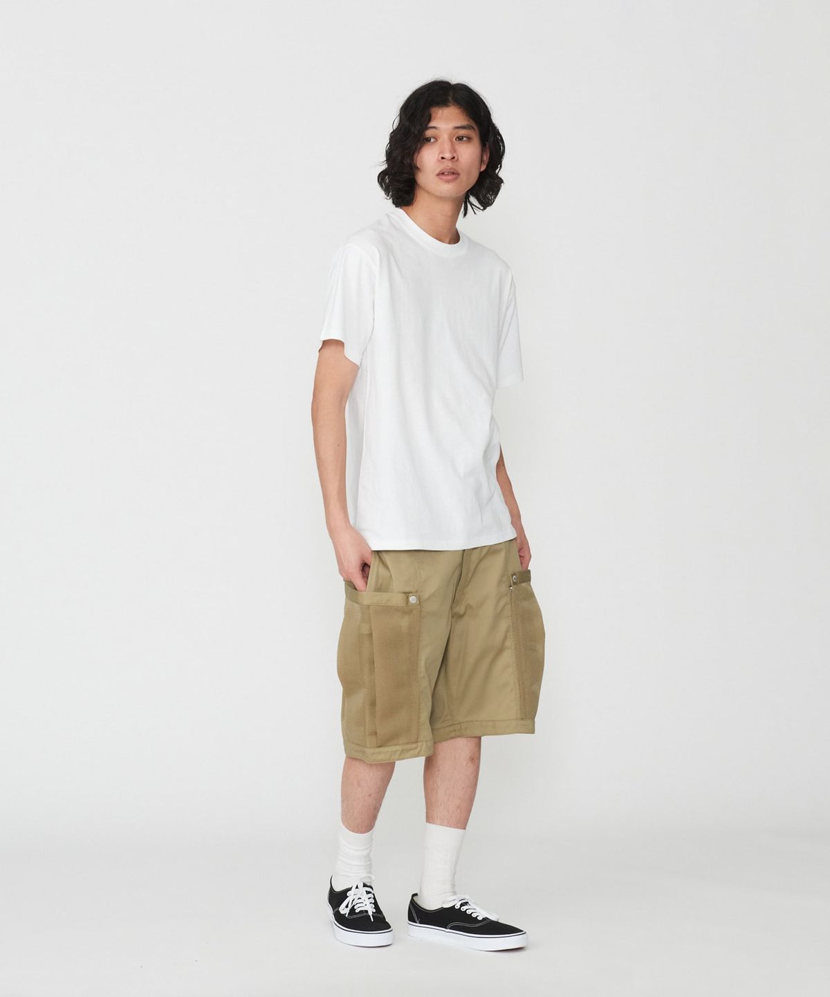 디키즈(DICKIES) G.W.C 가드닝 메쉬 카고 쇼츠 Khaki