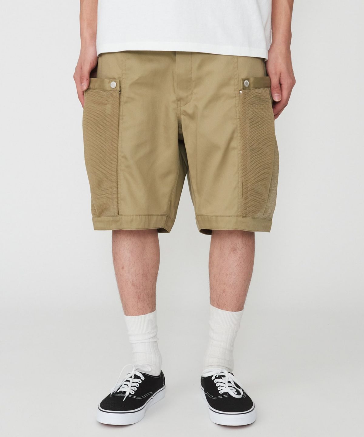 디키즈(DICKIES) G.W.C 가드닝 메쉬 카고 쇼츠 Khaki