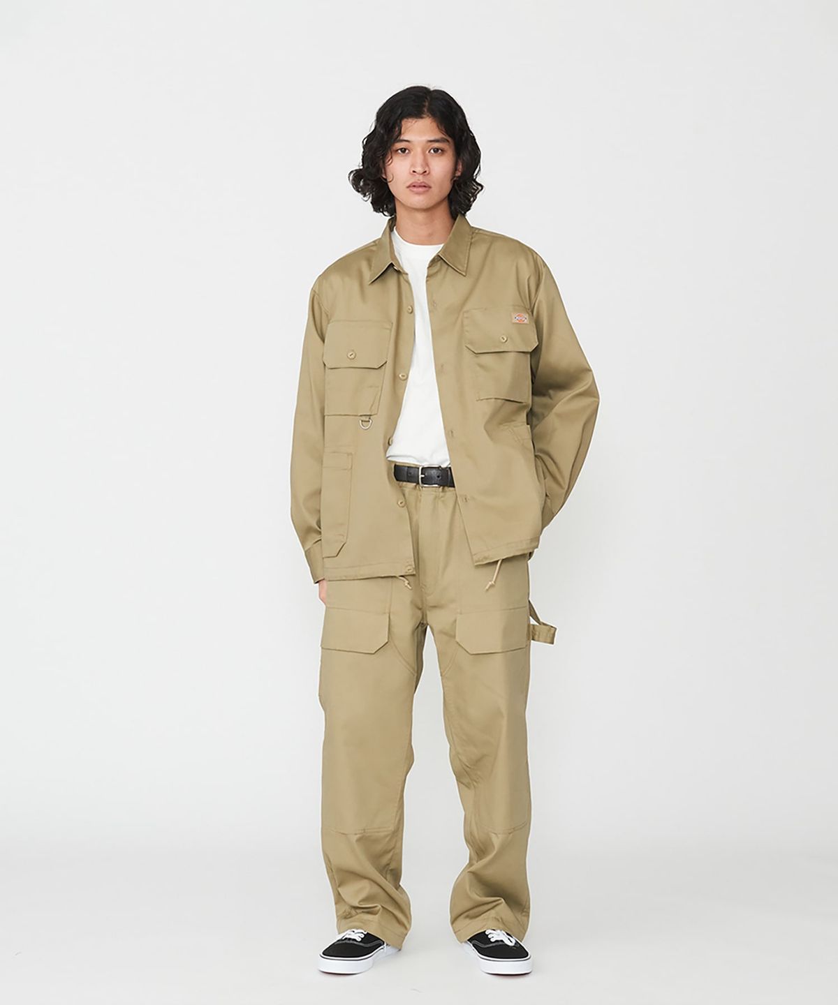 디키즈(DICKIES) G.W.C 가드닝 셔츠 Khaki