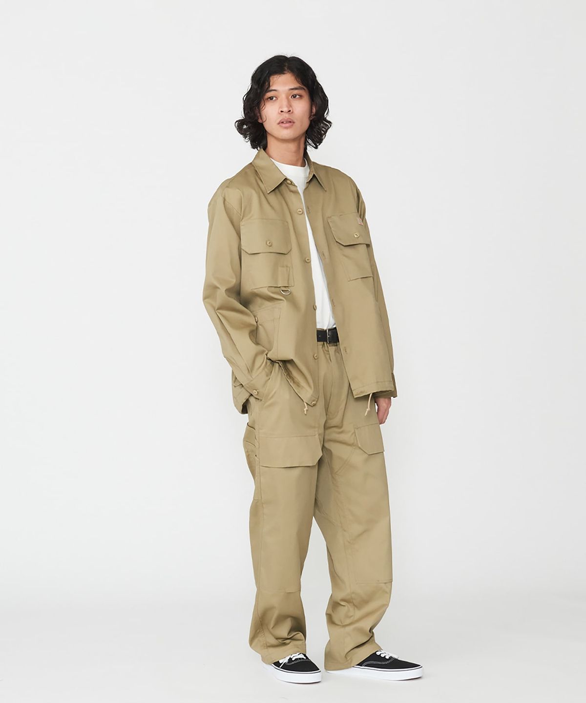 디키즈(DICKIES) G.W.C 가드닝 셔츠 Khaki