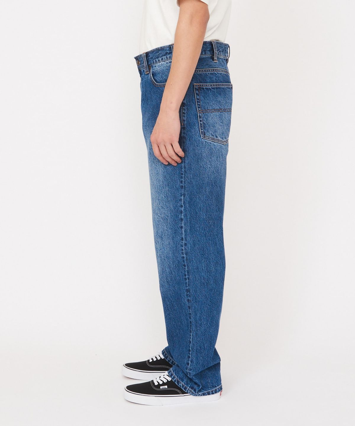 디키즈(DICKIES) KAIHARA DENIM 5포켓 배기 팬츠 Medium Blue