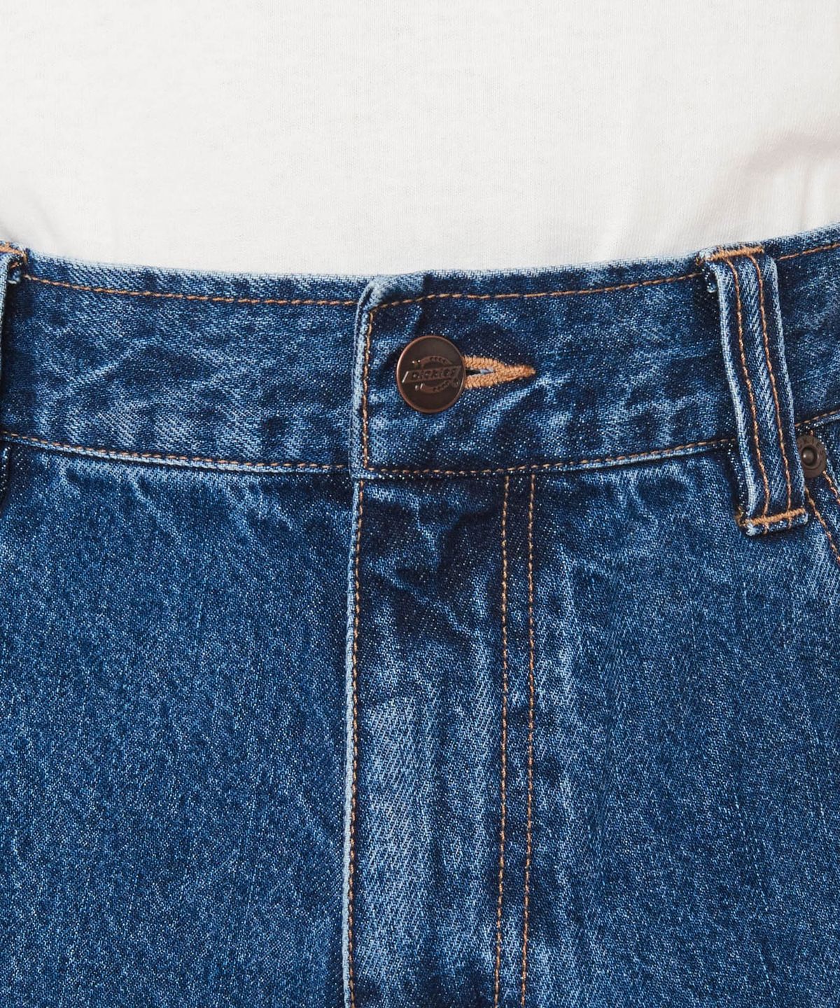 디키즈(DICKIES) KAIHARA DENIM 5포켓 배기 팬츠 Medium Blue