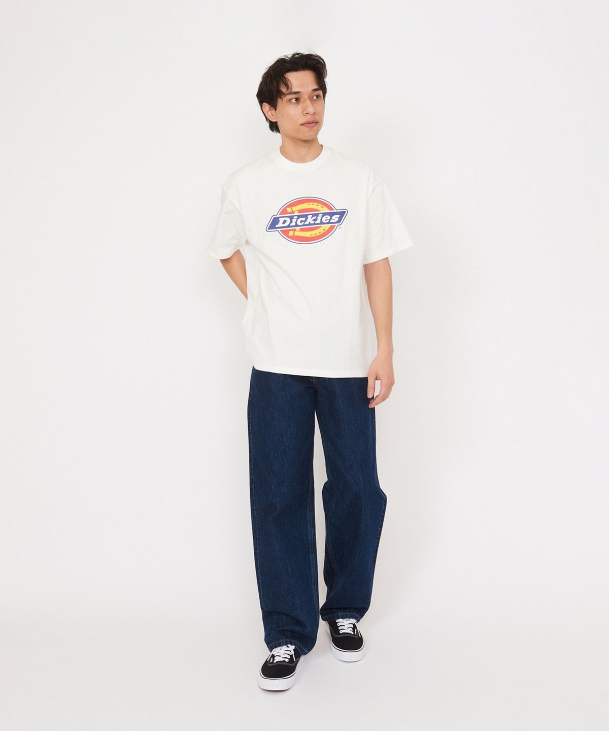 디키즈(DICKIES) KAIHARA DENIM 5포켓 배기 팬츠 Dark Blue