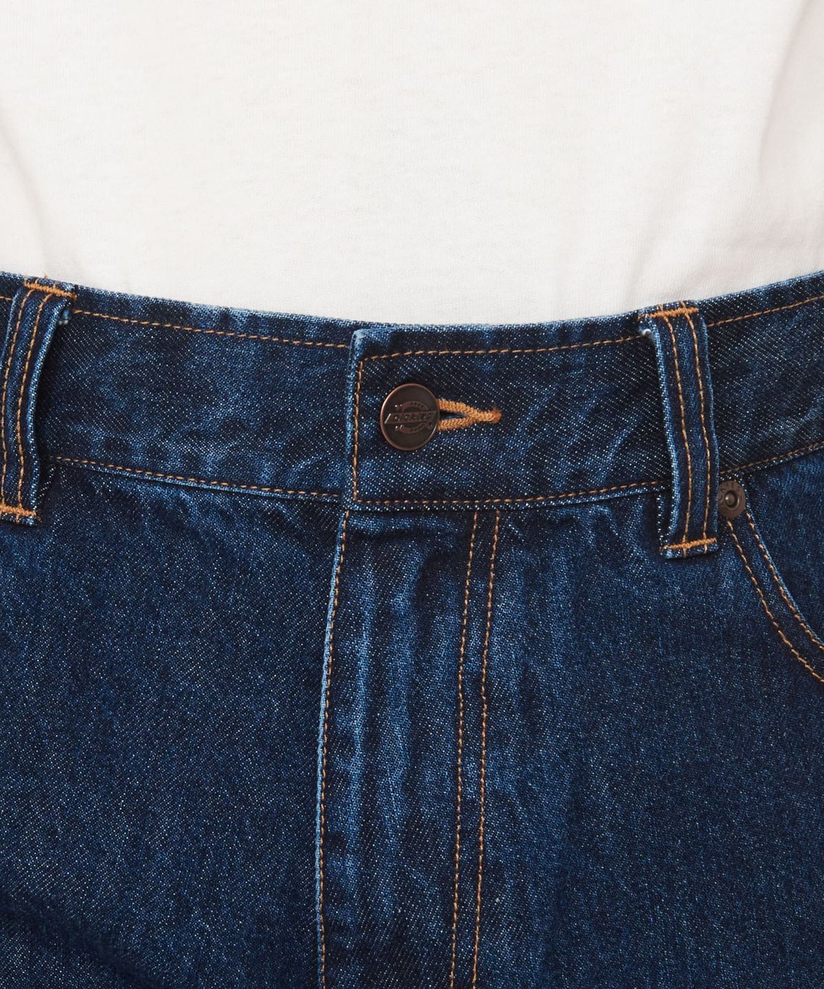디키즈(DICKIES) KAIHARA DENIM 5포켓 배기 팬츠 Dark Blue
