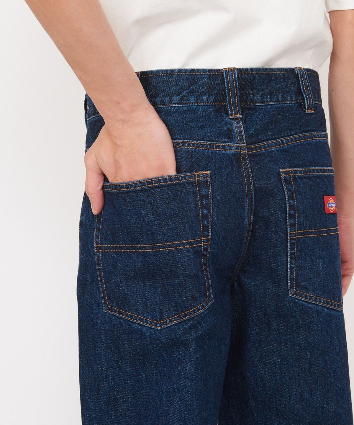 디키즈(DICKIES) KAIHARA DENIM 5포켓 배기 팬츠 Dark Blue